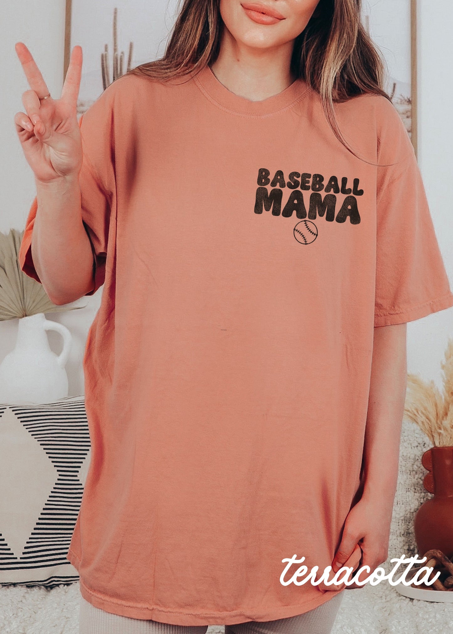 *Loud Mouth Baseball Mama Tee *10 Colors (S-4X)