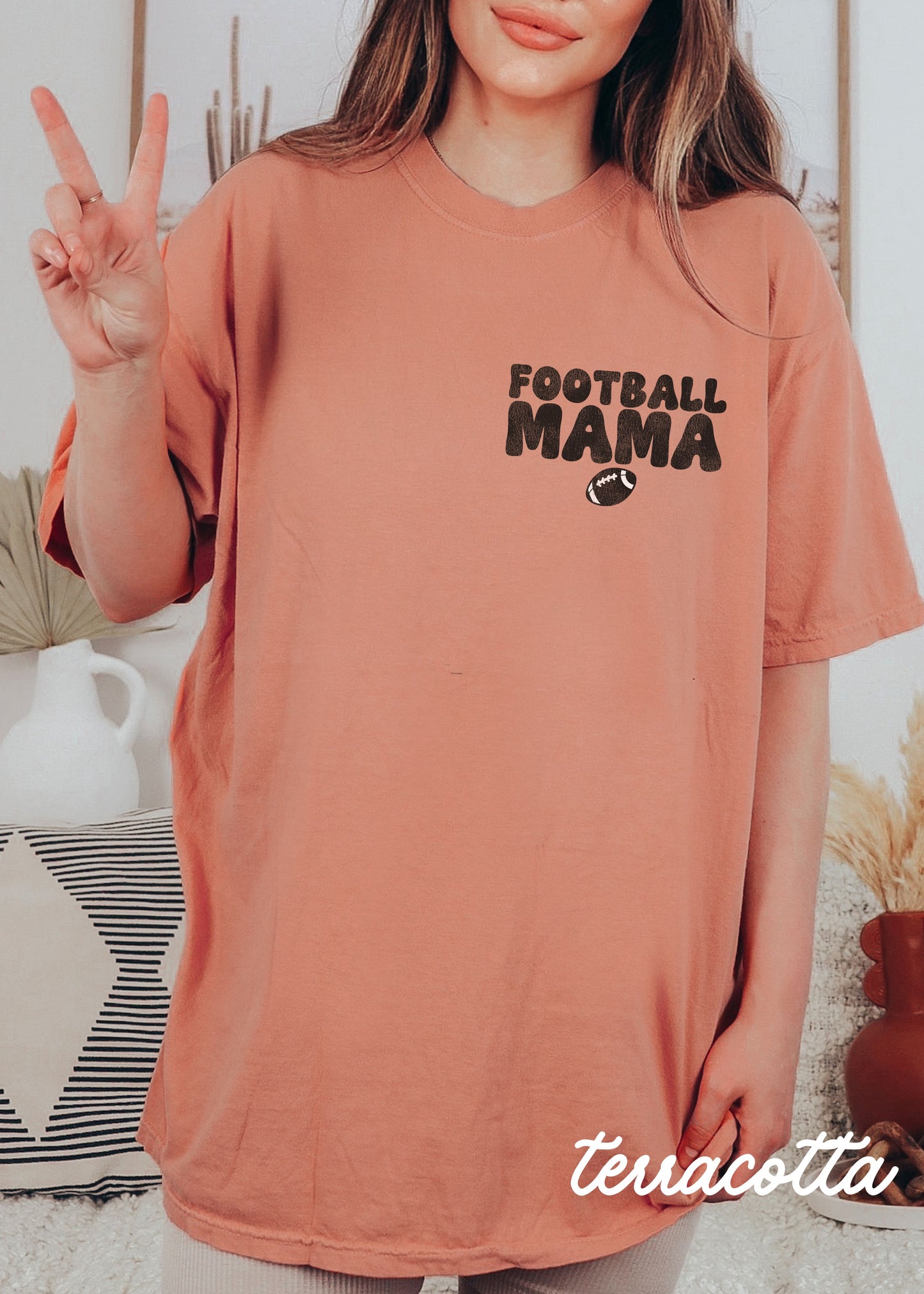 *Loud Mouth FOOTBALL Mama Tee *10 Colors (S-4X)