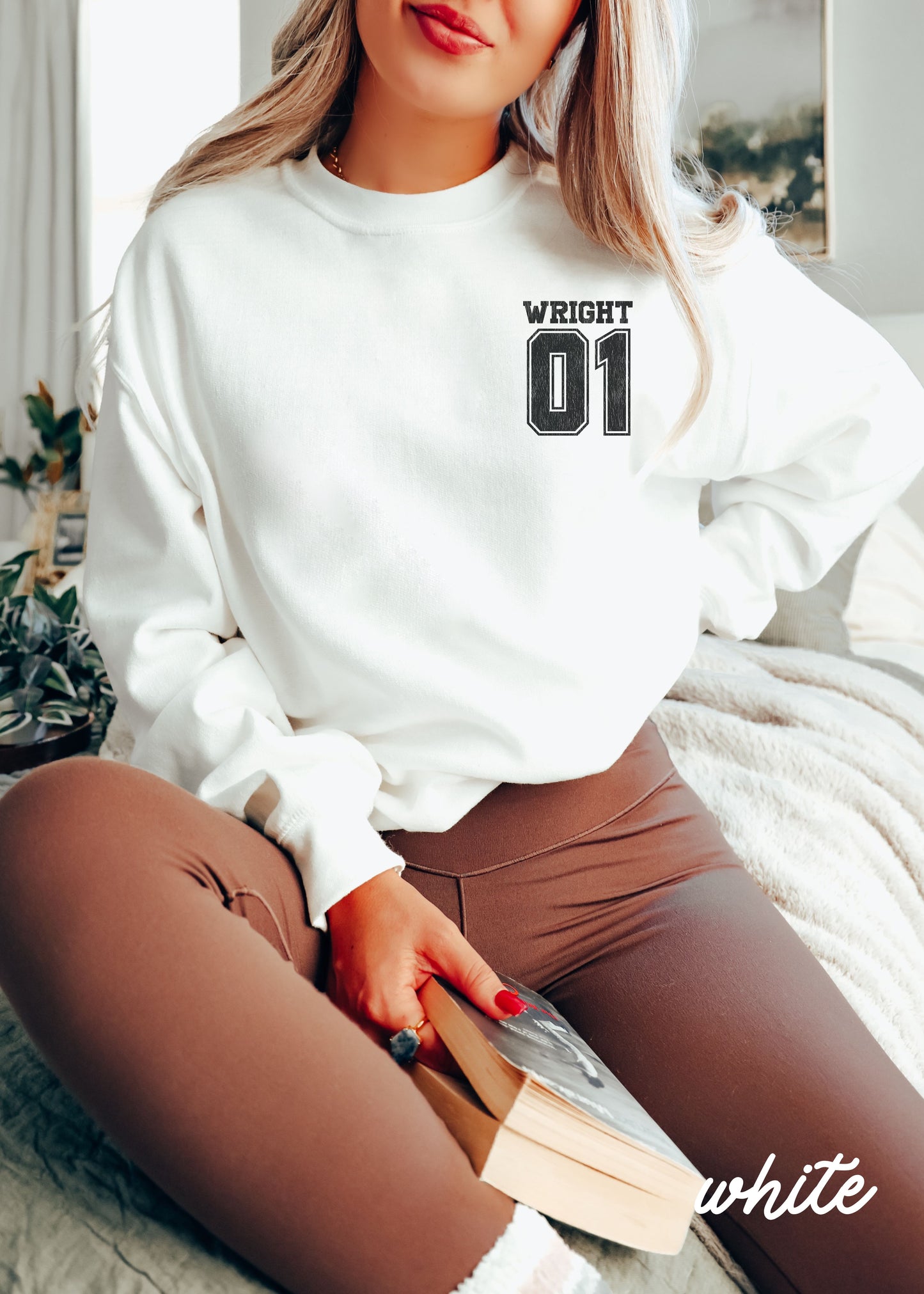 *PERSONALIZED Name and Number Sweatshirt *7 Colors (S-5X)