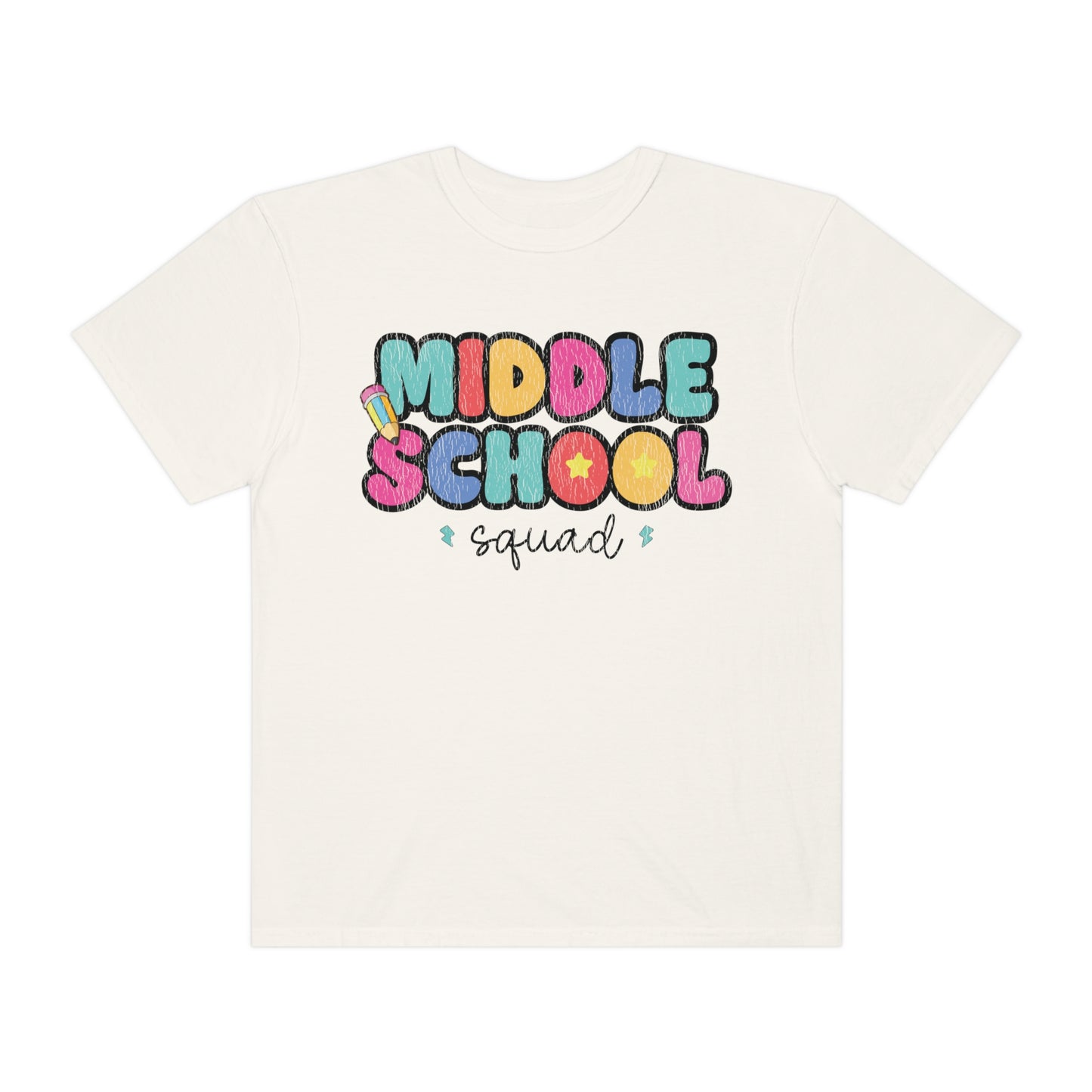 *Personalized MIDDLE SCHOOL Grade Squad Tee *8 Colors (S-4X)