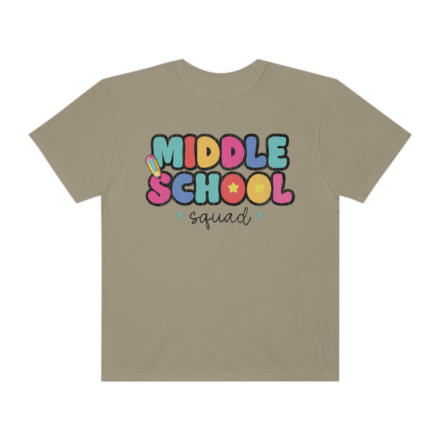 *Personalized MIDDLE SCHOOL Grade Squad Tee *8 Colors (S-4X)