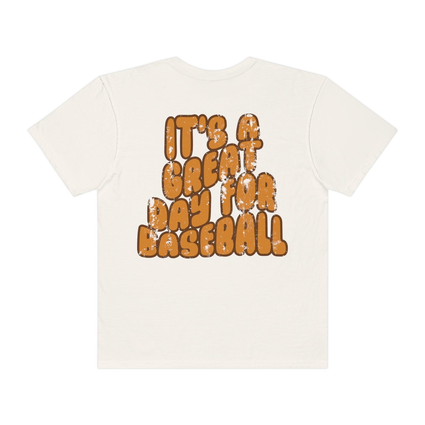 *PERSONALIZED SHIPMAN Great Day for Baseball Back Print Tee *9 Colors (S-4X)