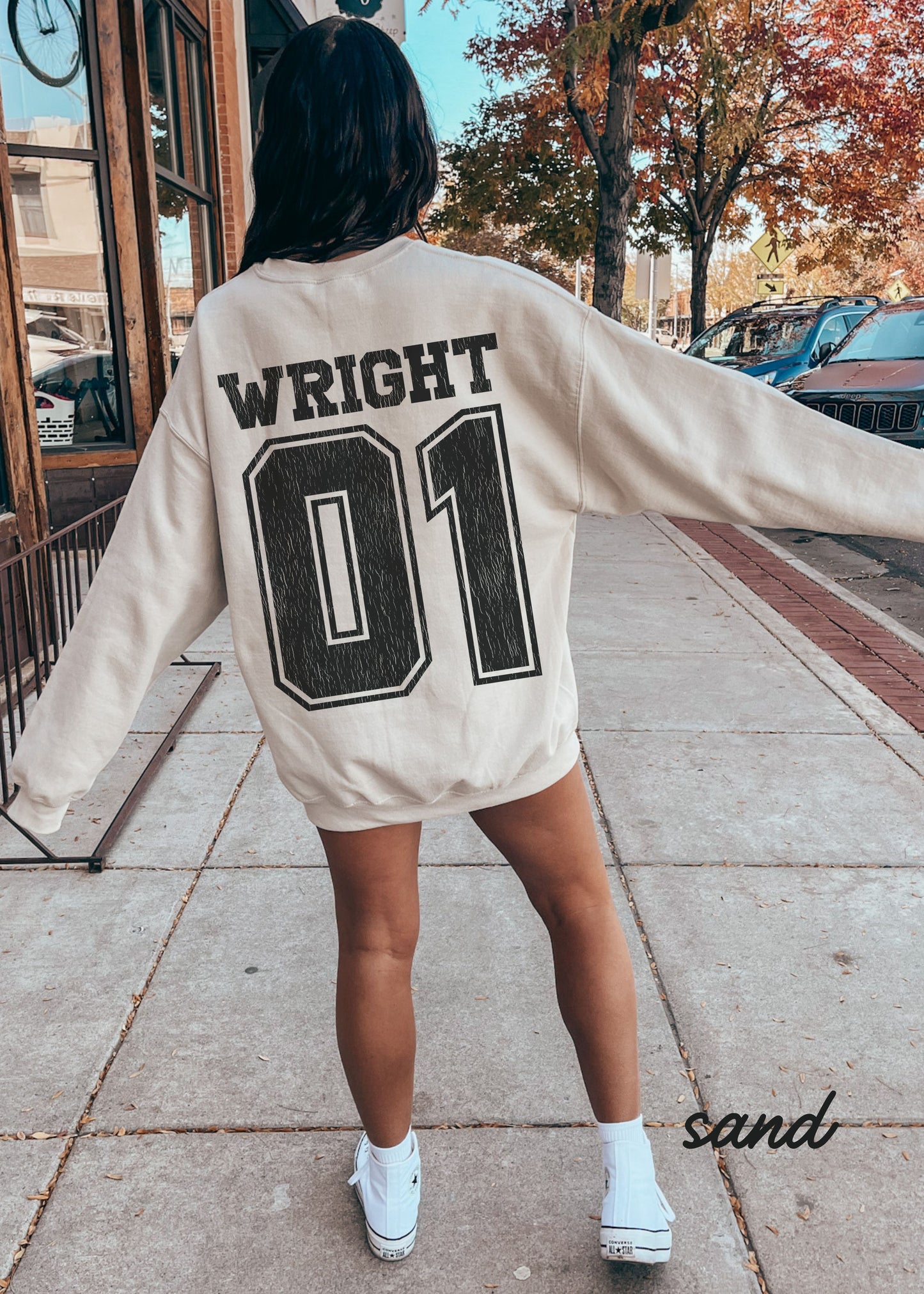 *PERSONALIZED Name and Number Sweatshirt *7 Colors (S-5X)