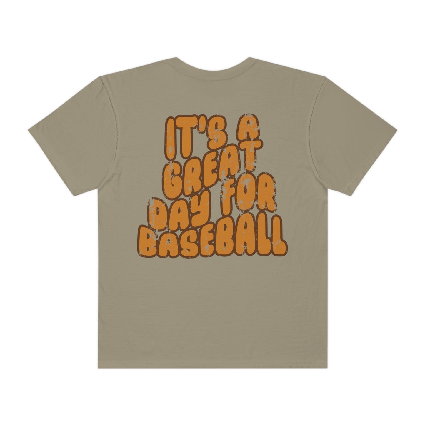 *PERSONALIZED SHIPMAN Great Day for Baseball Back Print Tee *9 Colors (S-4X)