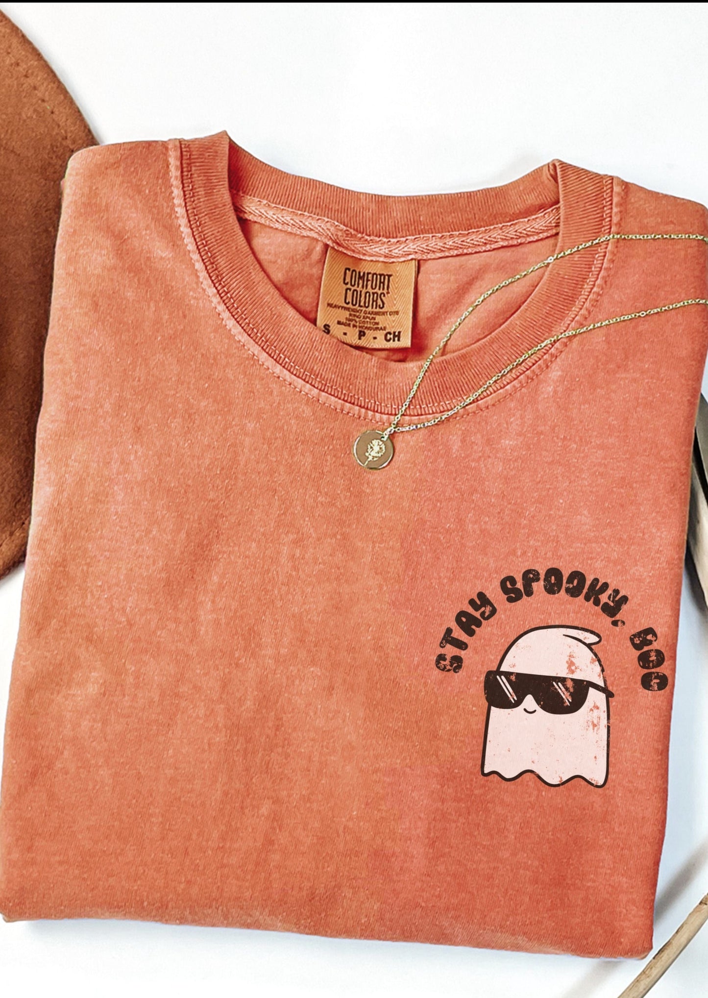 Spooky Boo Tee *Yam (S-3X)