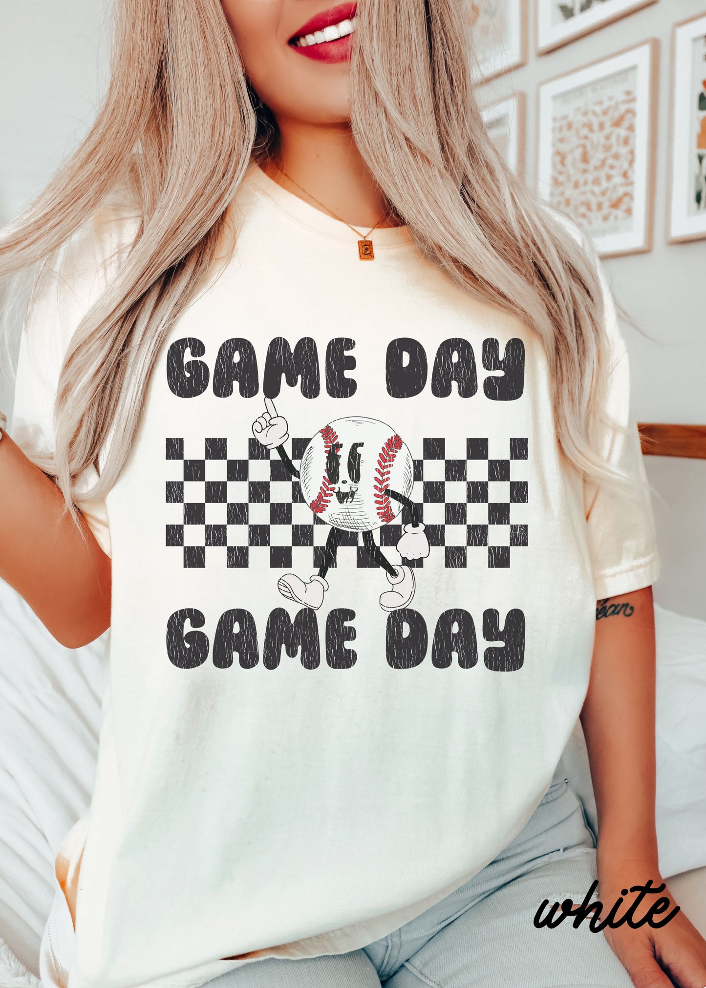 *Game Day Baseball Mascot Tee *10 Colors (S-4X)