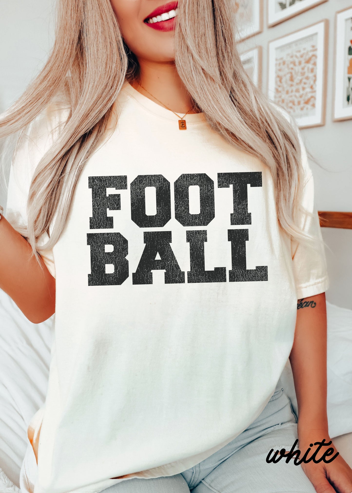 *FOOTBALL University Tee *11 Colors (S-4X)