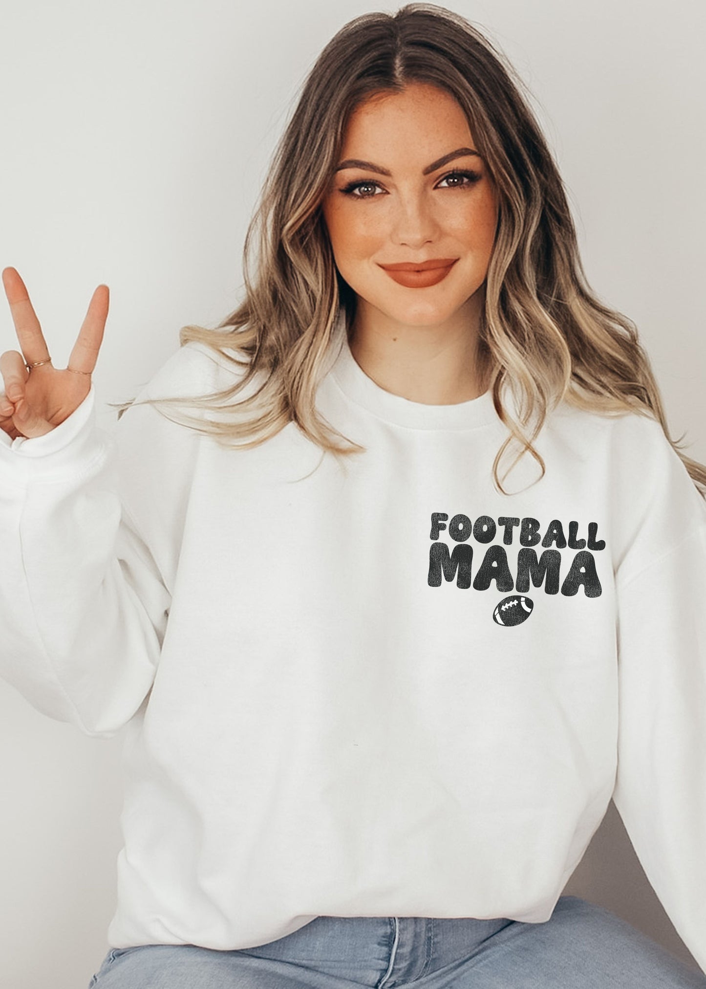 *Loud Mouth FOOTBALL Mama Sweatshirt *7 Colors (S-5X)