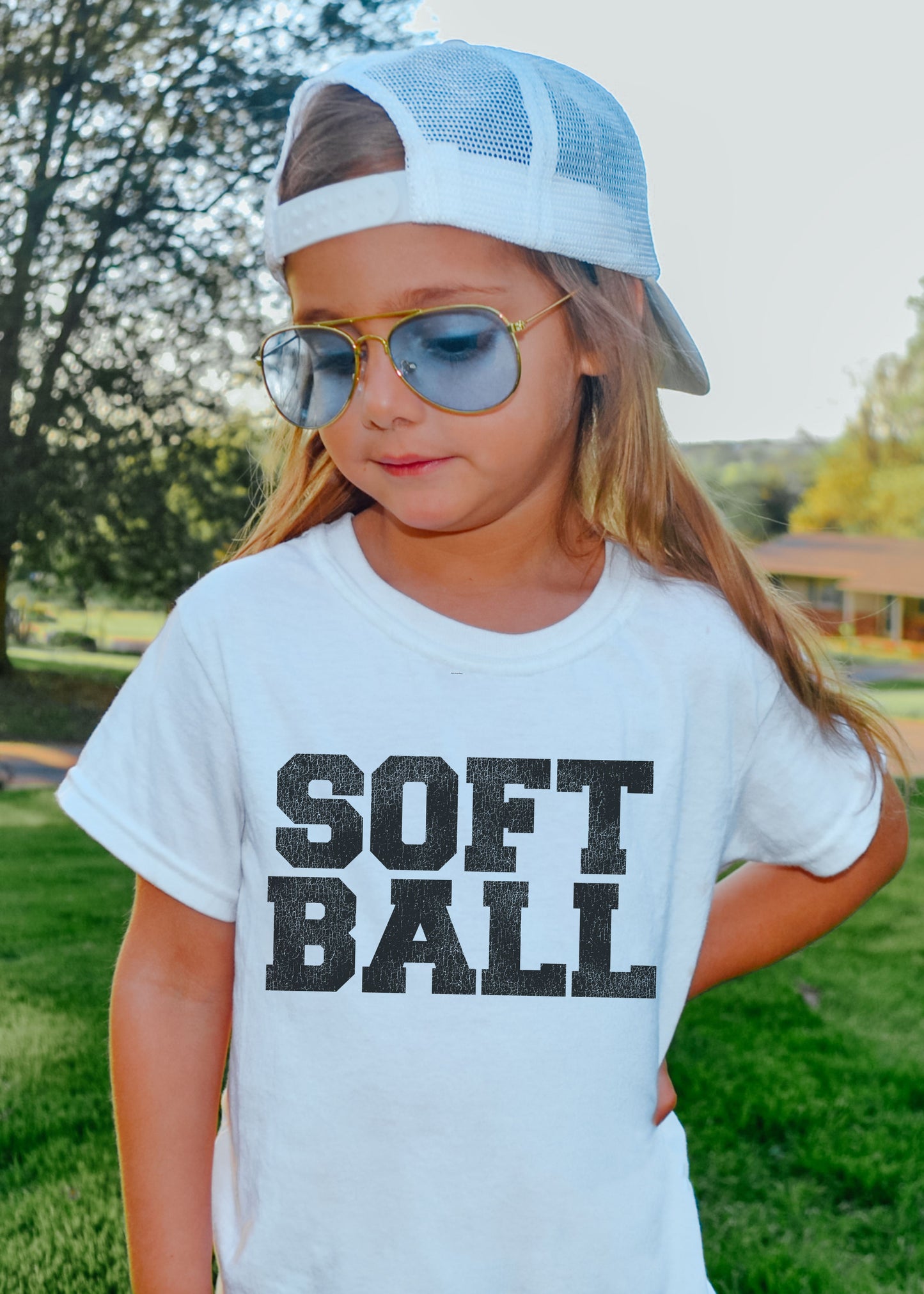 *Youth SOFTBALL University Tee *8 Colors (XS-XL)