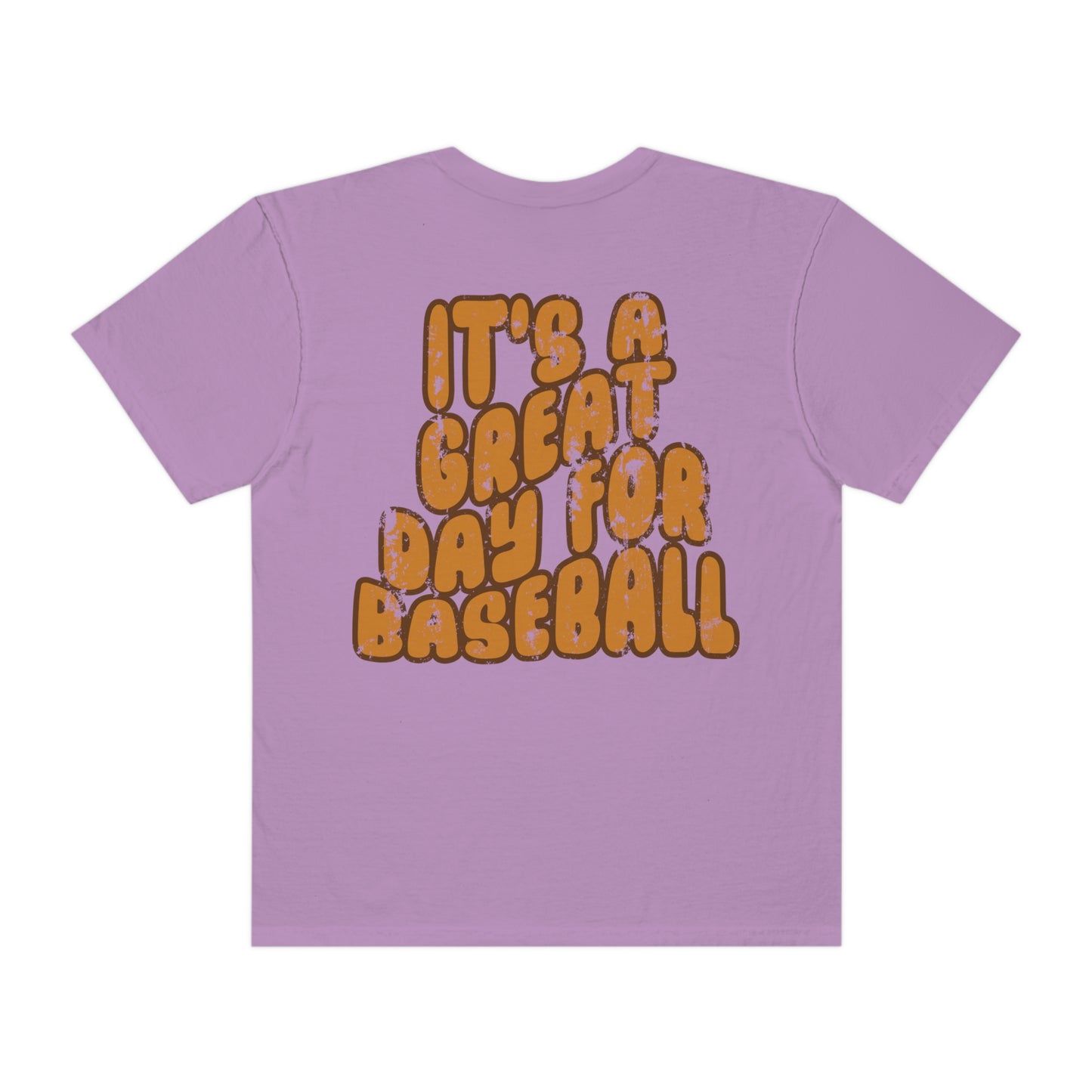 *PERSONALIZED SHIPMAN Great Day for Baseball Back Print Tee *9 Colors (S-4X)