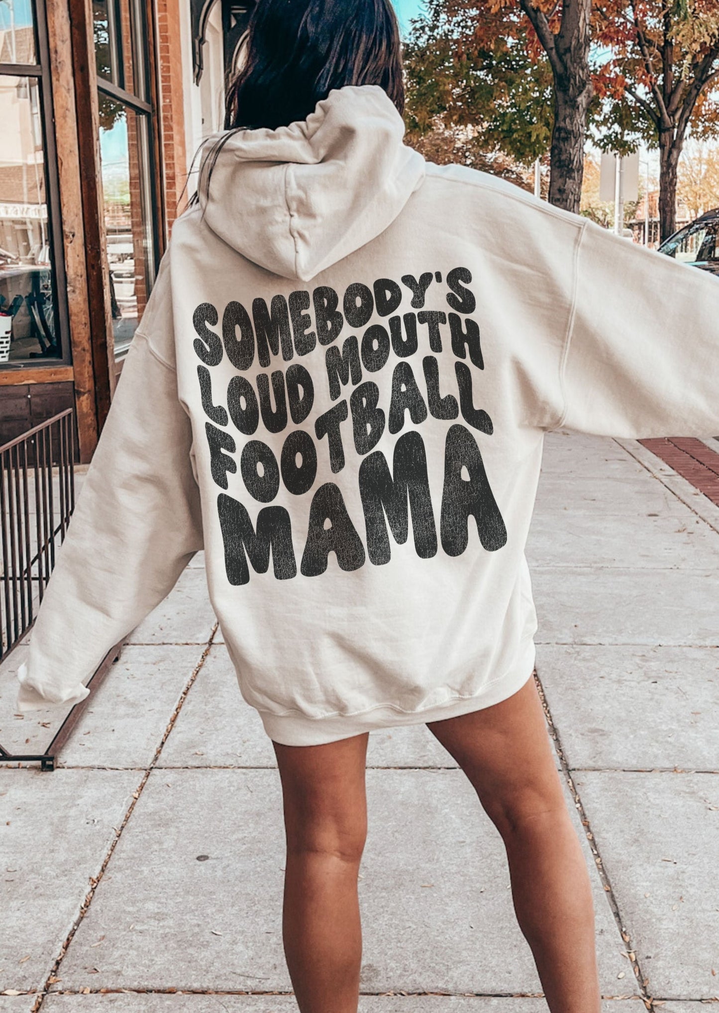 *Loud Mouth FOOTBALL Mama Hoodie *5 Colors (S-5X)