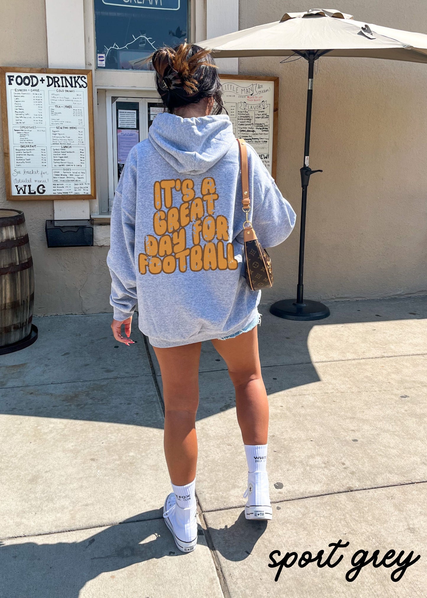 *PERSONALIZED Great Day for FOOTBALL Hoodie *6 Colors (S-5X)