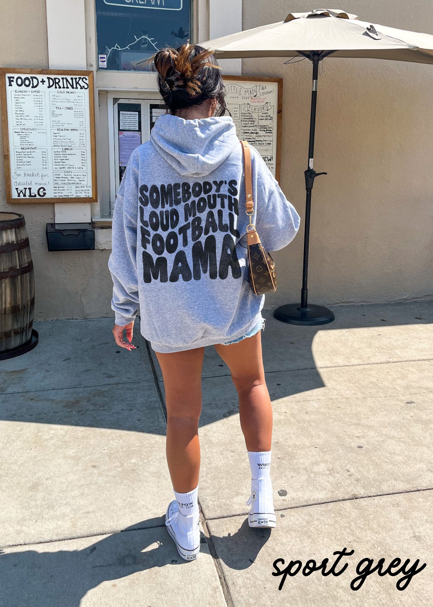 *Loud Mouth FOOTBALL Mama Hoodie *5 Colors (S-5X)