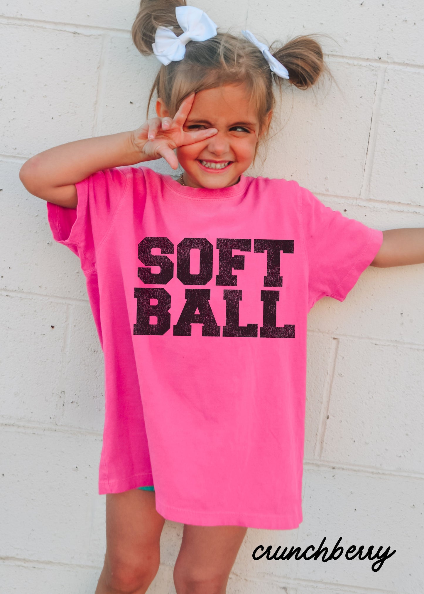 *Youth SOFTBALL University Tee *8 Colors (XS-XL)