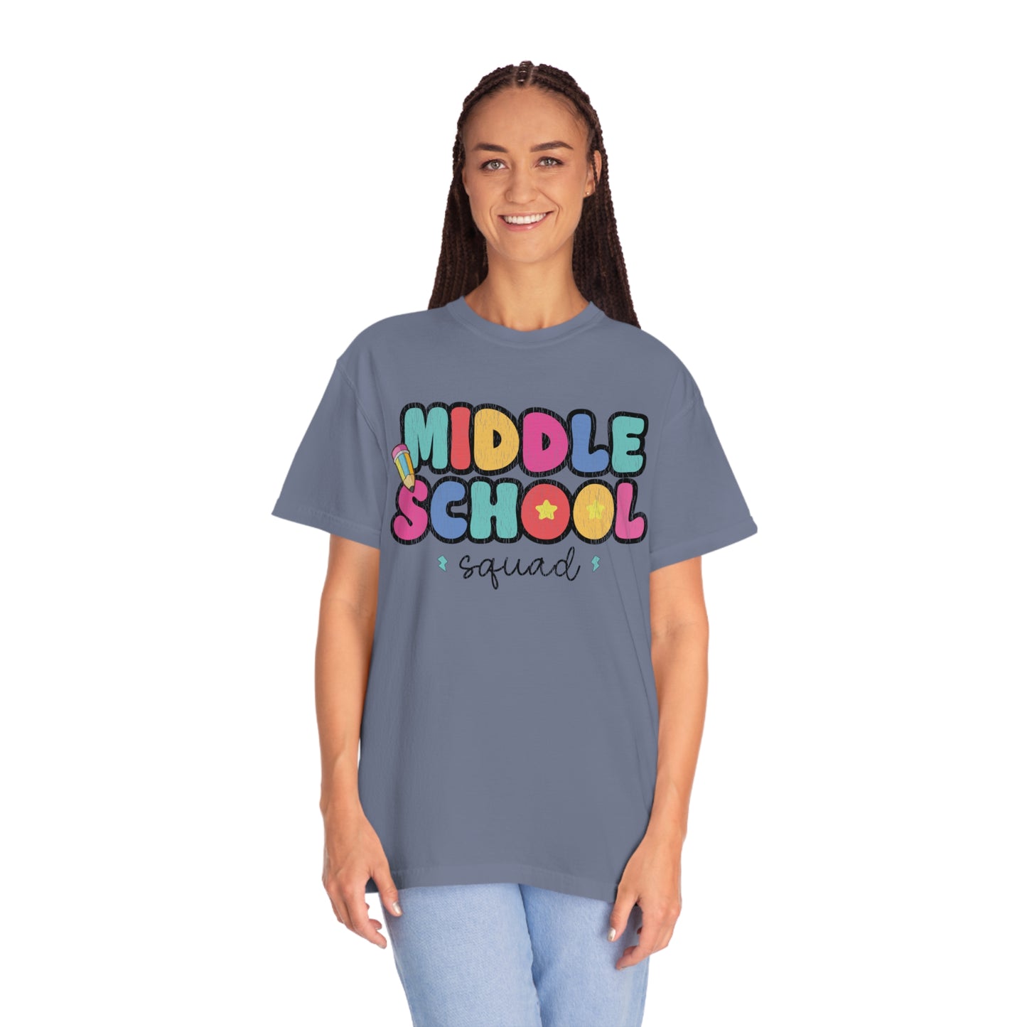 *Personalized MIDDLE SCHOOL Grade Squad Tee *8 Colors (S-4X)