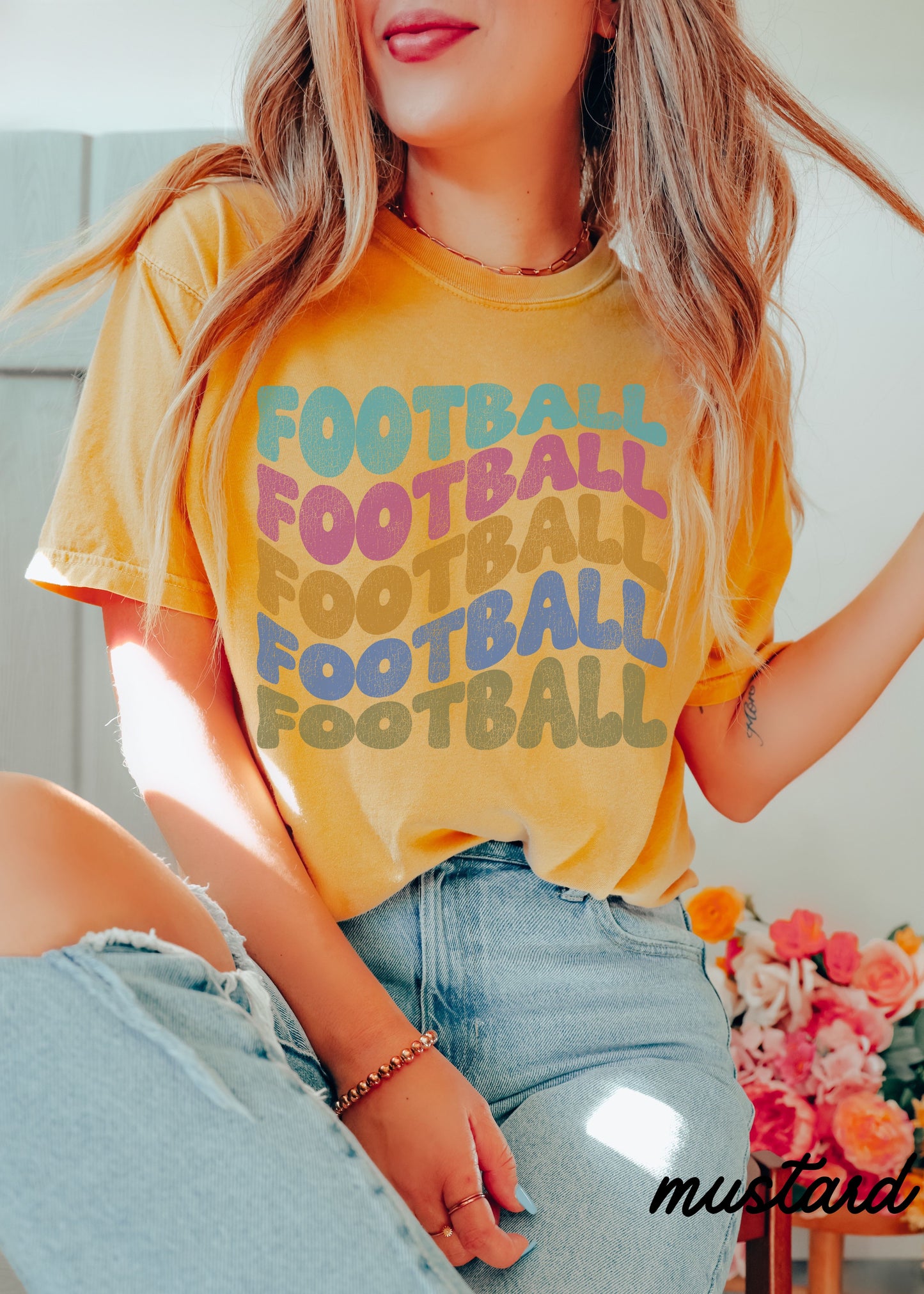 *Baseball Wavy Tee *10 Colors (S-4X)