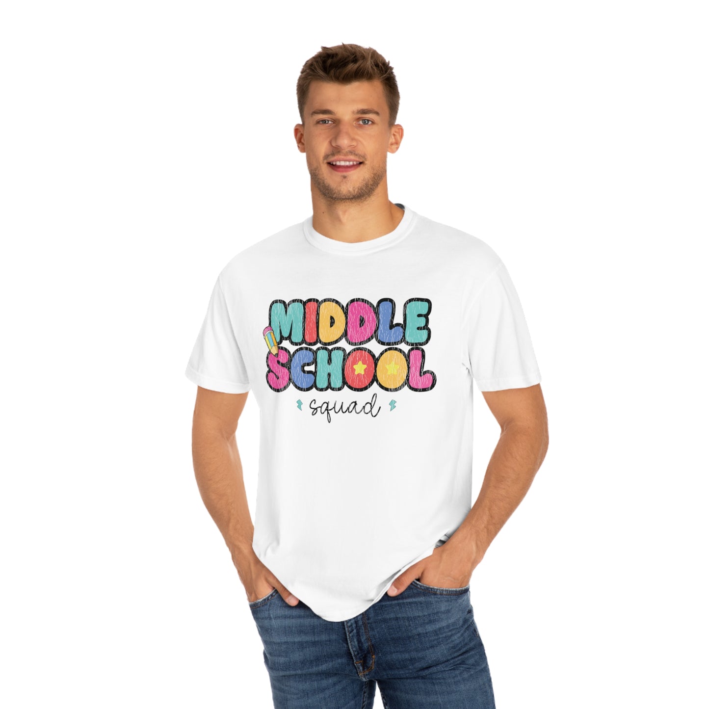 *Personalized MIDDLE SCHOOL Grade Squad Tee *8 Colors (S-4X)