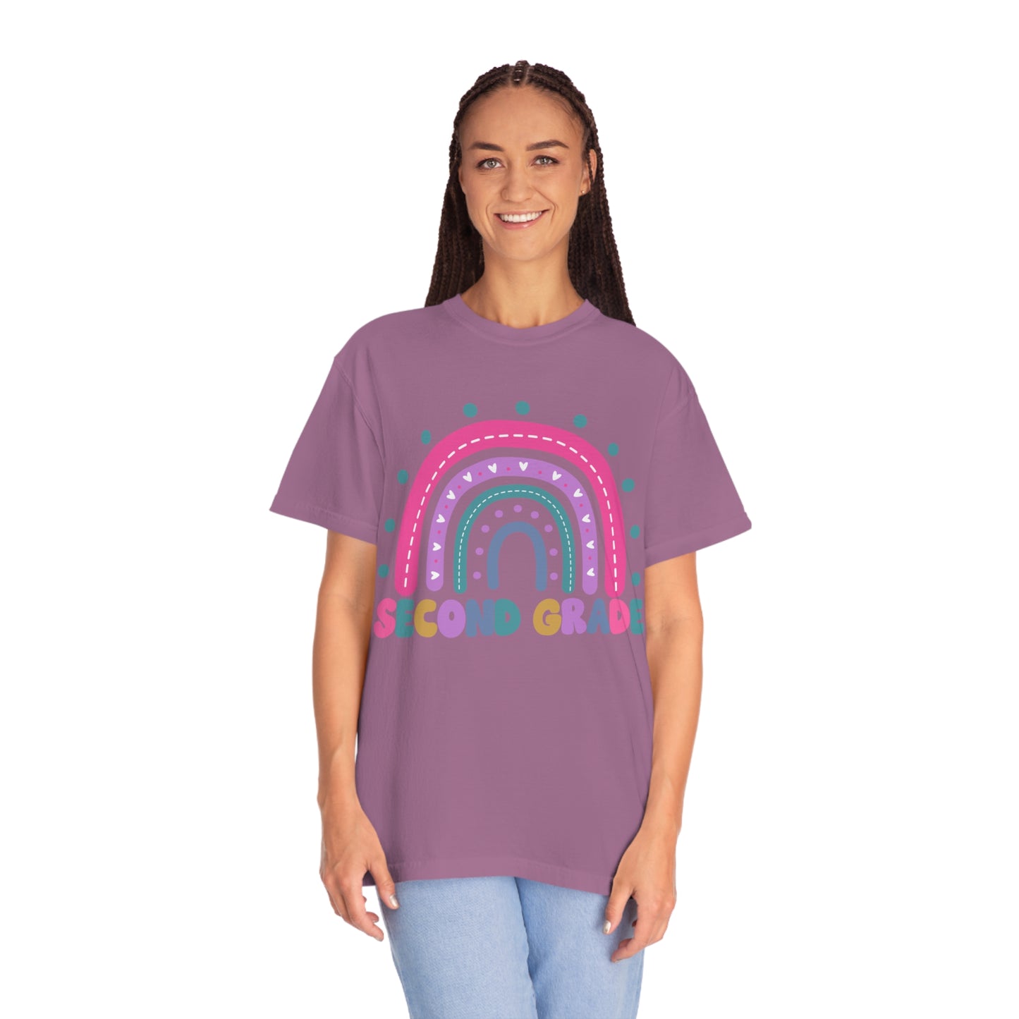 *Personalized SECOND Grade Rainbow *8 Colors (S-4X)