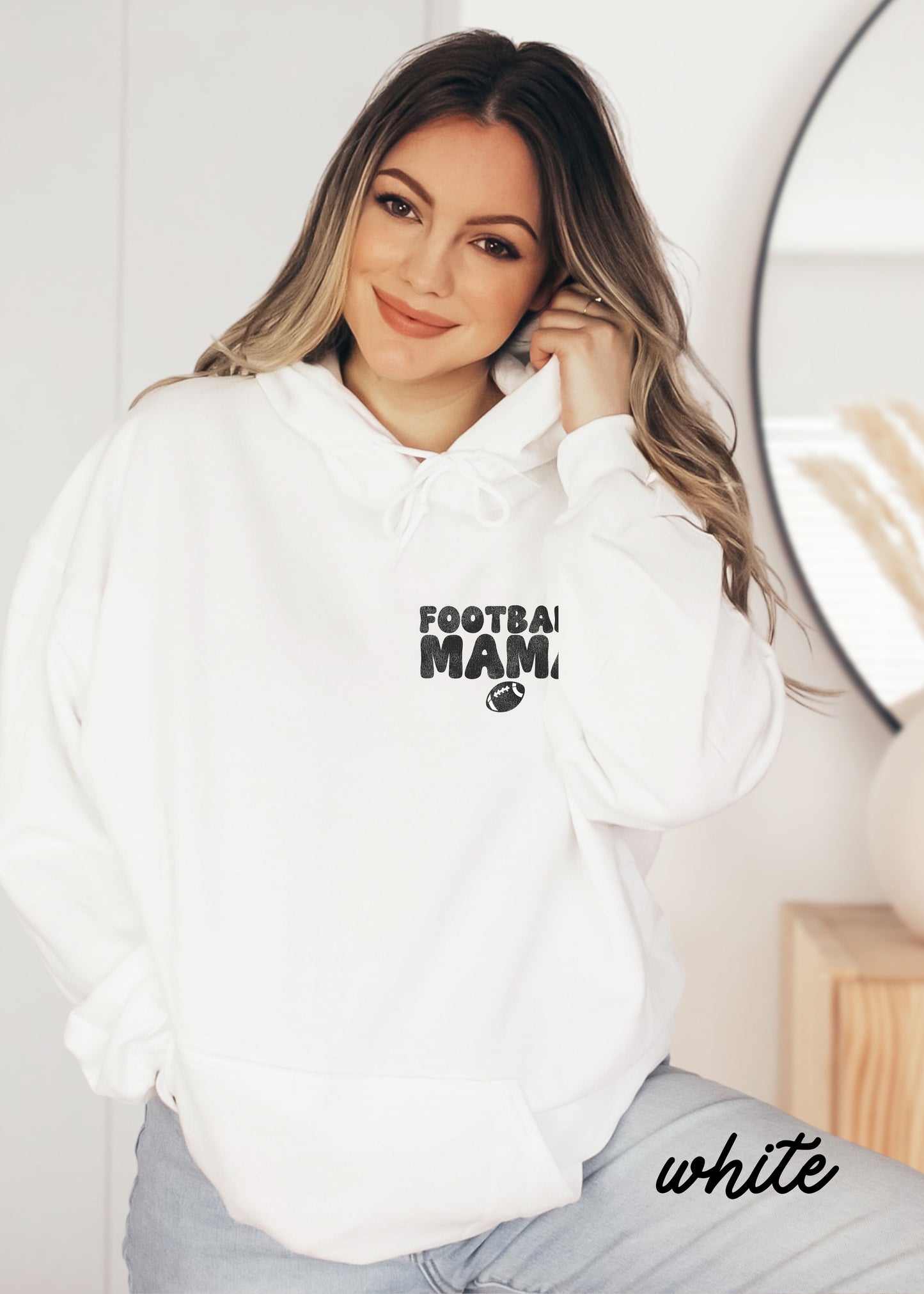 *Loud Mouth FOOTBALL Mama Hoodie *5 Colors (S-5X)