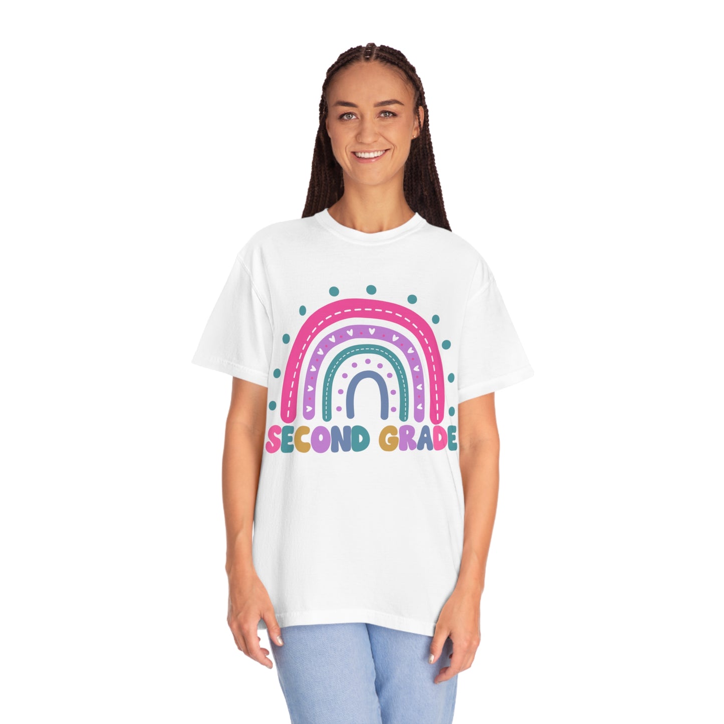 *Personalized SECOND Grade Rainbow *8 Colors (S-4X)