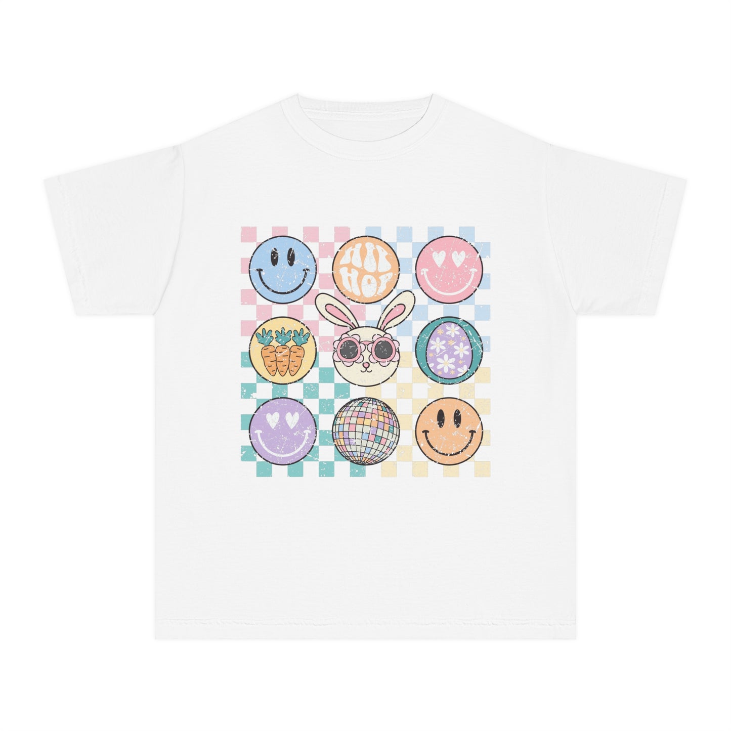 SEAFOAM YOUTH Checkered Retro Easter