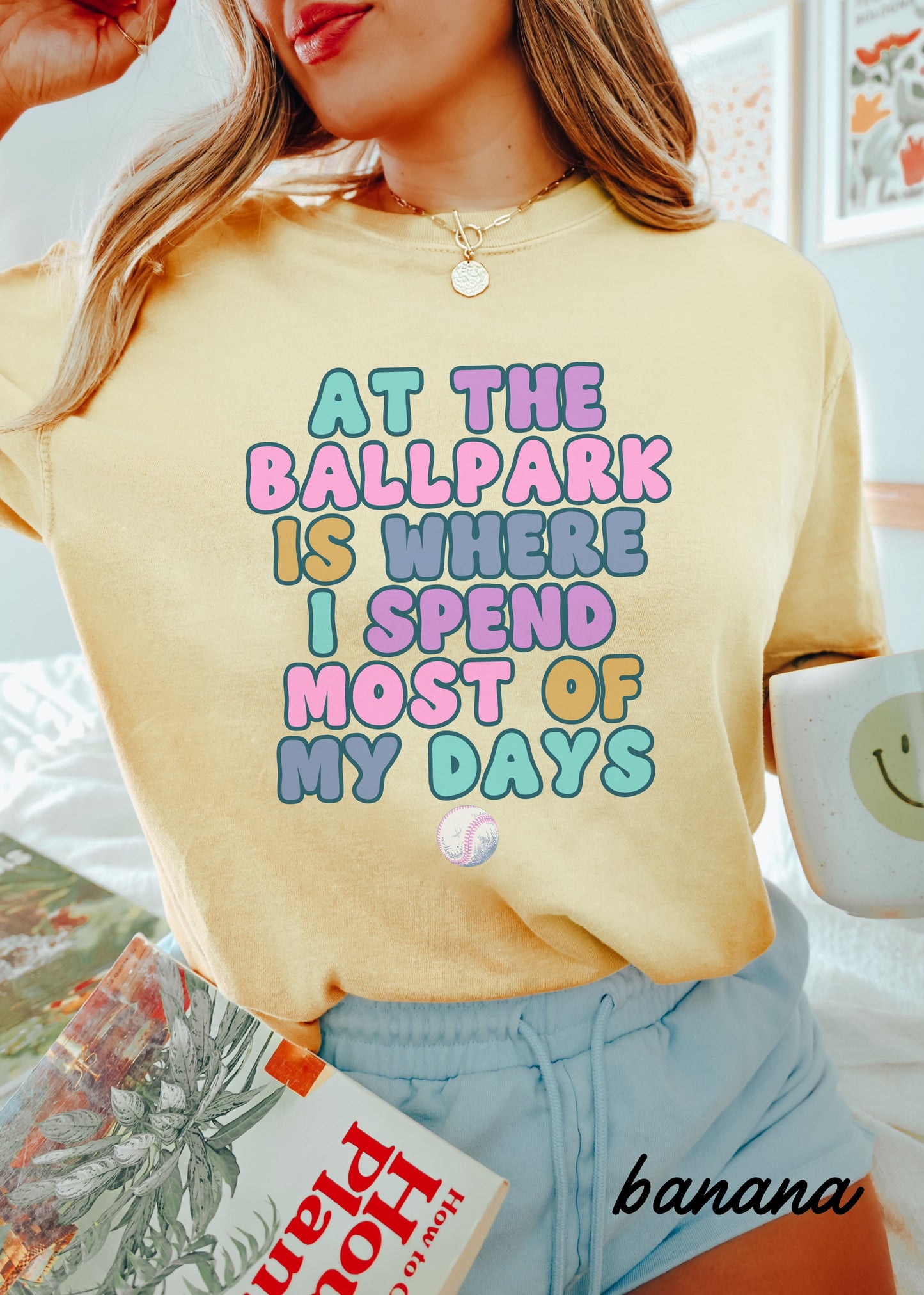 *At the Ballpark Tee *11 Colors (S-4X)