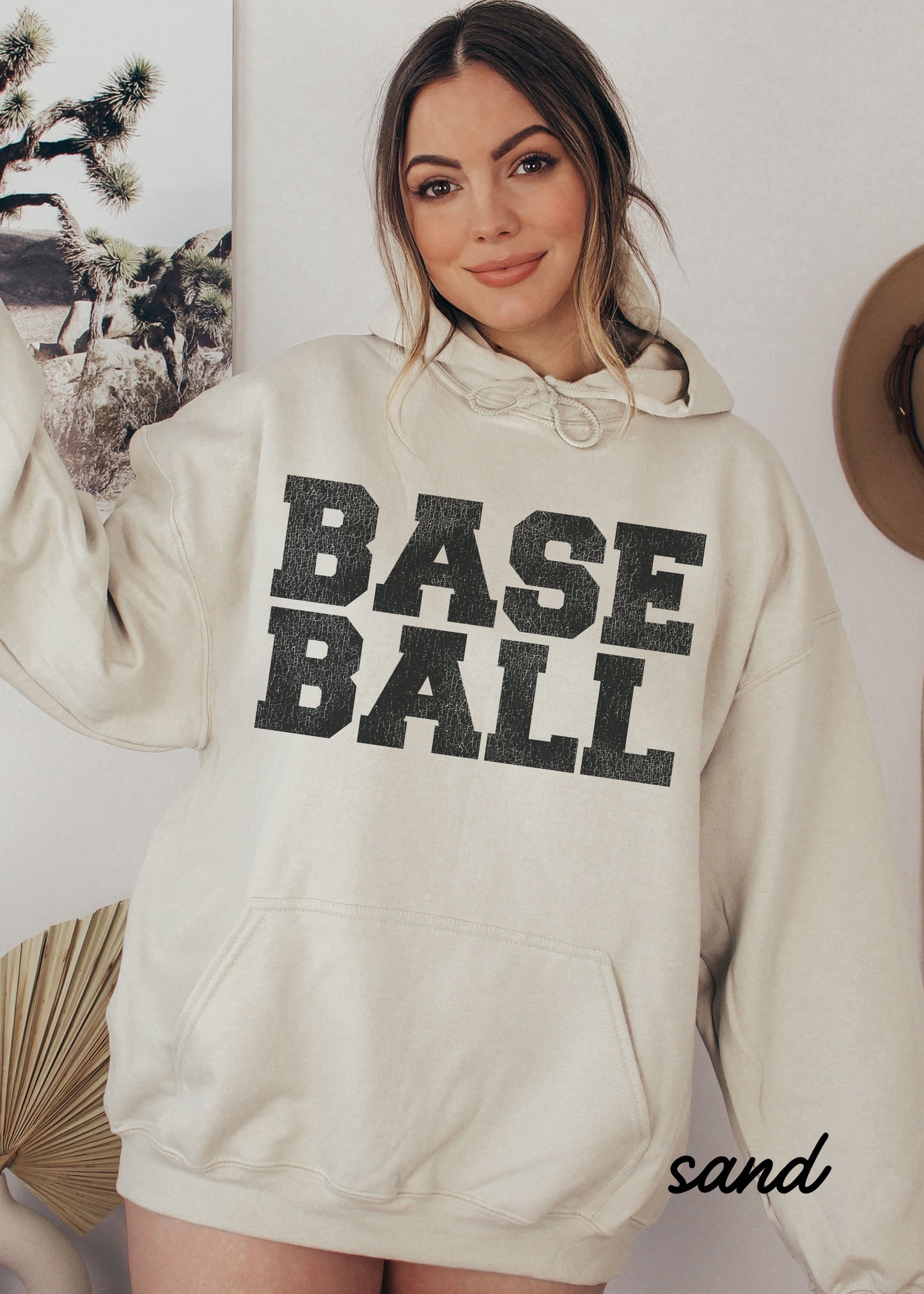 *BASEBALL University Hoodie *6 Colors (S-5X)