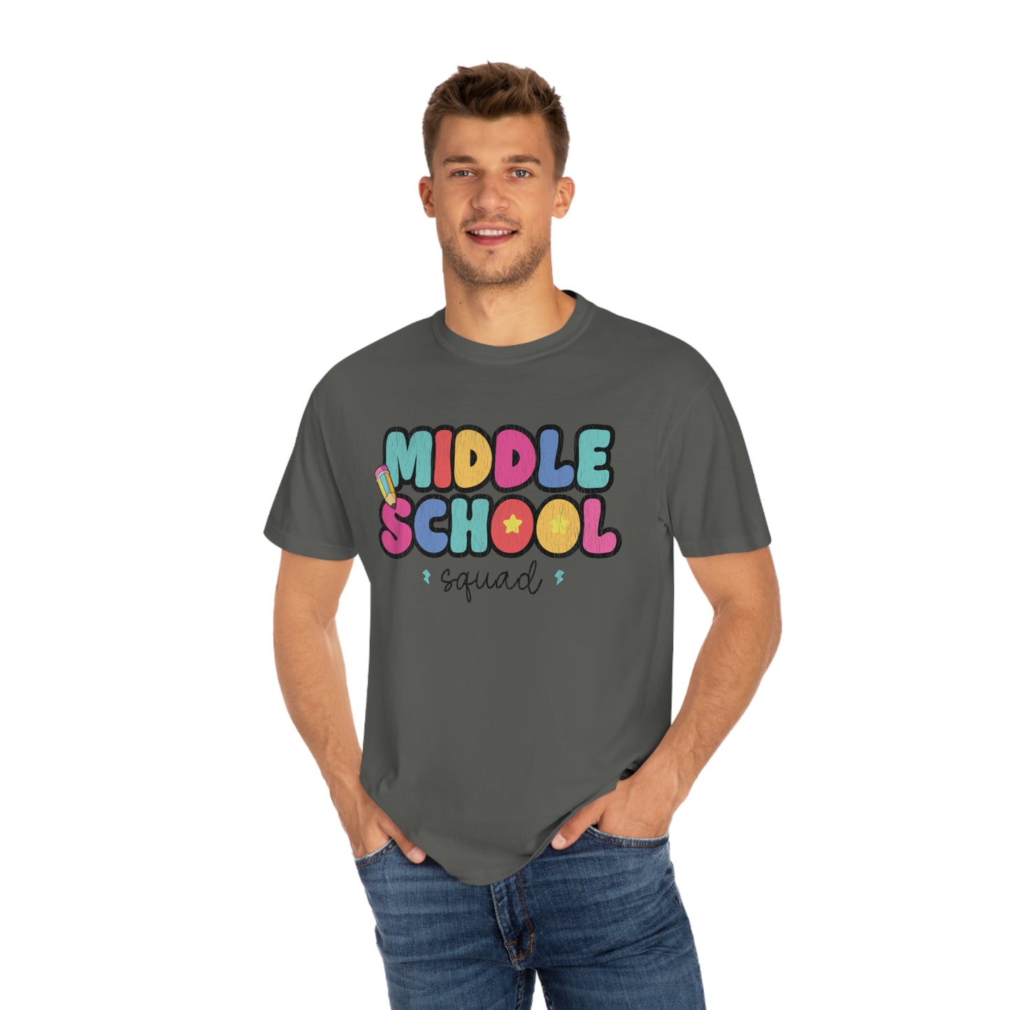 *Personalized MIDDLE SCHOOL Grade Squad Tee *8 Colors (S-4X)