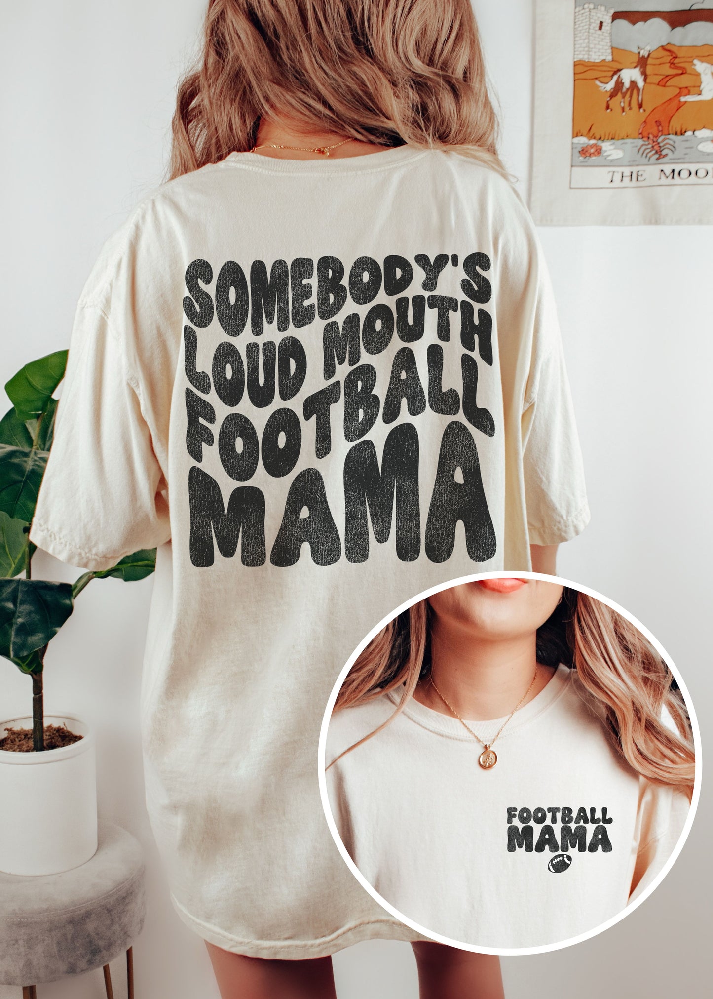 *Loud Mouth FOOTBALL Mama Tee *10 Colors (S-4X)