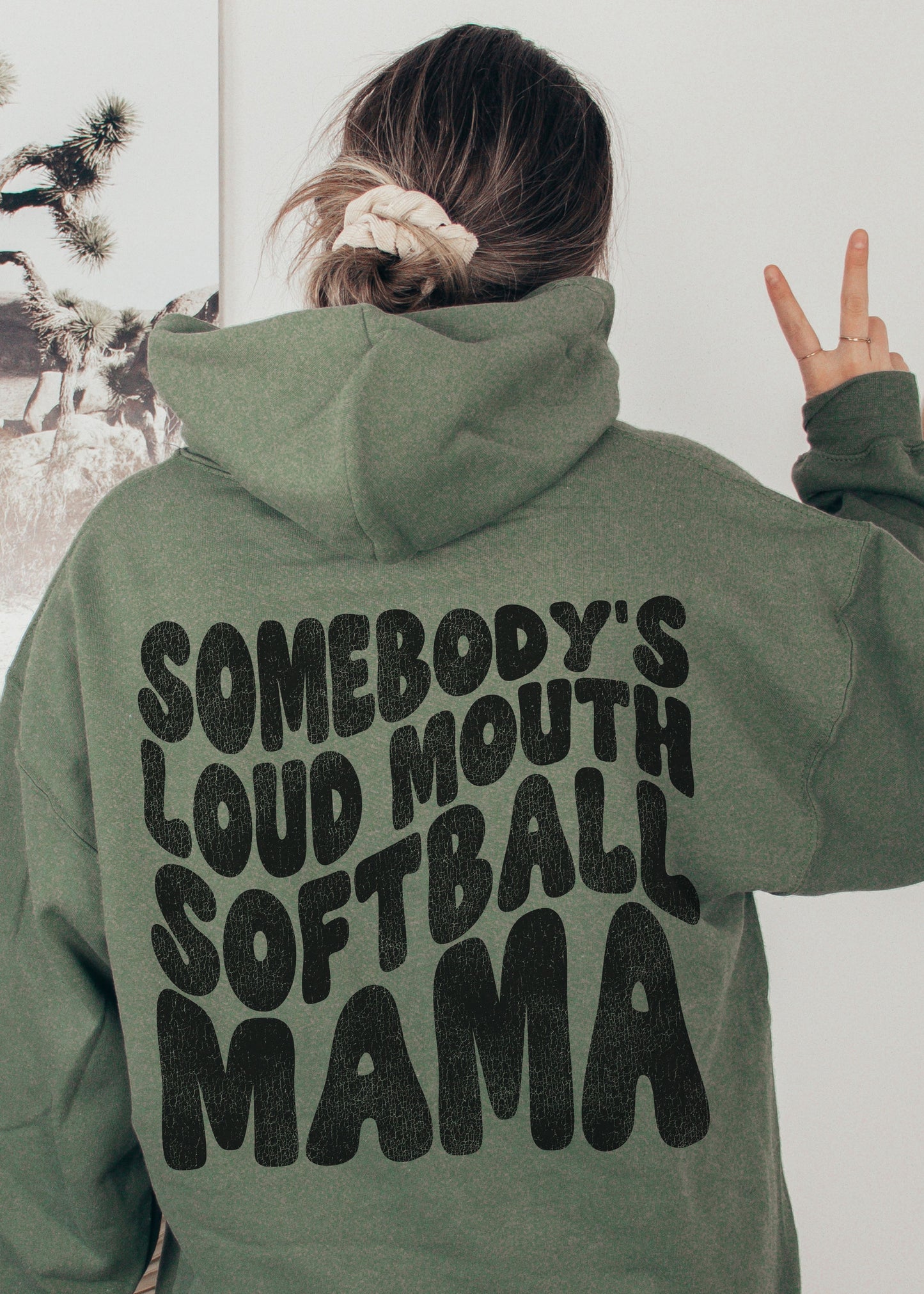 *Loud Mouth SOFTBALL Mama Hoodie *9 Colors (S-5X)