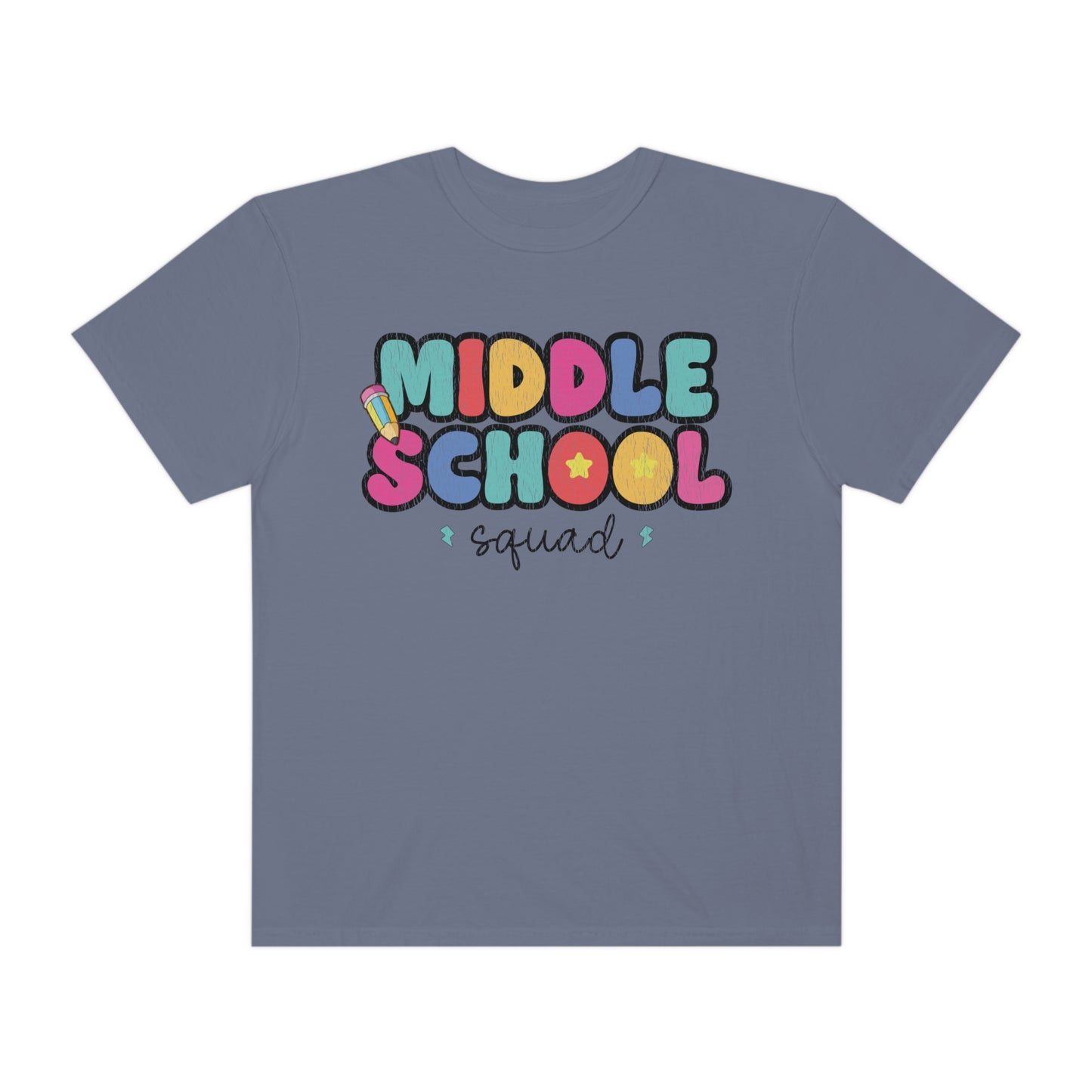 *Personalized MIDDLE SCHOOL Grade Squad Tee *8 Colors (S-4X)