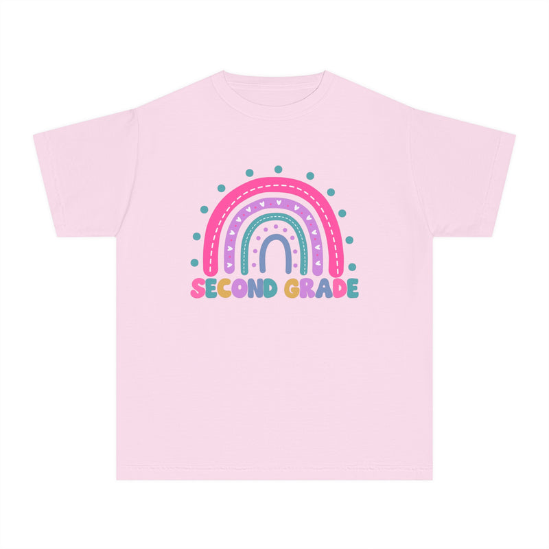 *Youth SECOND Grade Rainbow Tee *8 Colors (XS-XL)