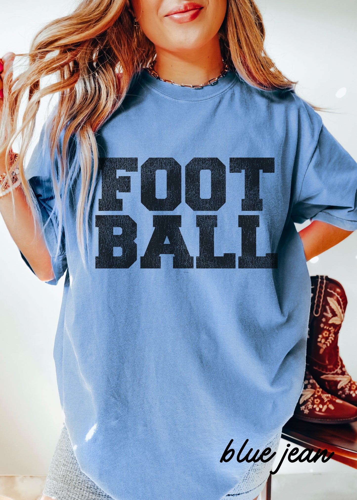 *FOOTBALL University Tee *11 Colors (S-4X)