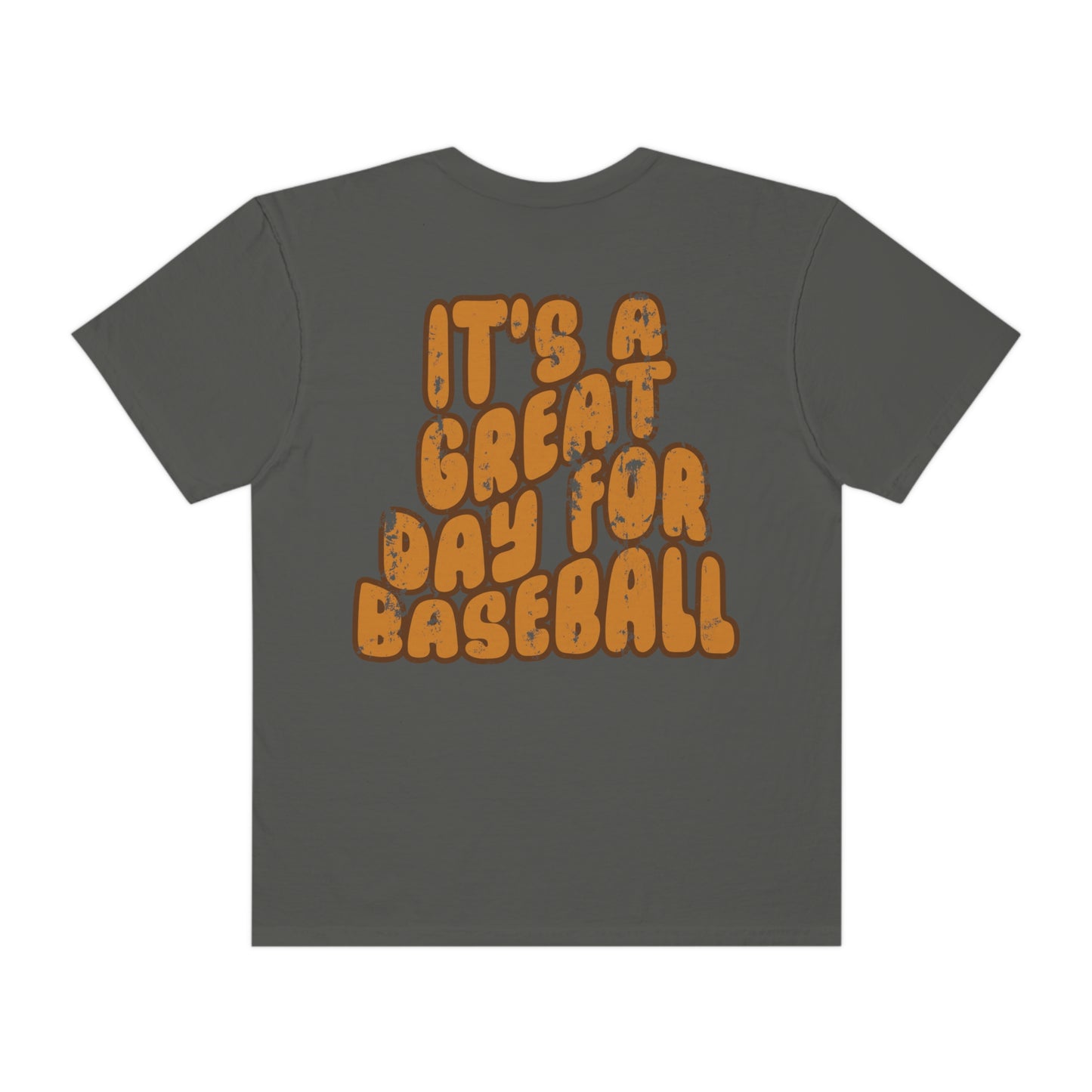 *PERSONALIZED SHIPMAN Great Day for Baseball Back Print Tee *9 Colors (S-4X)