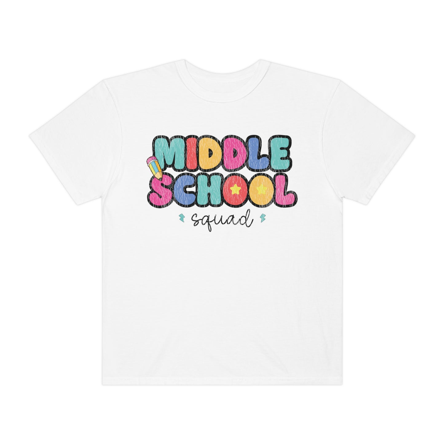*Personalized MIDDLE SCHOOL Grade Squad Tee *8 Colors (S-4X)