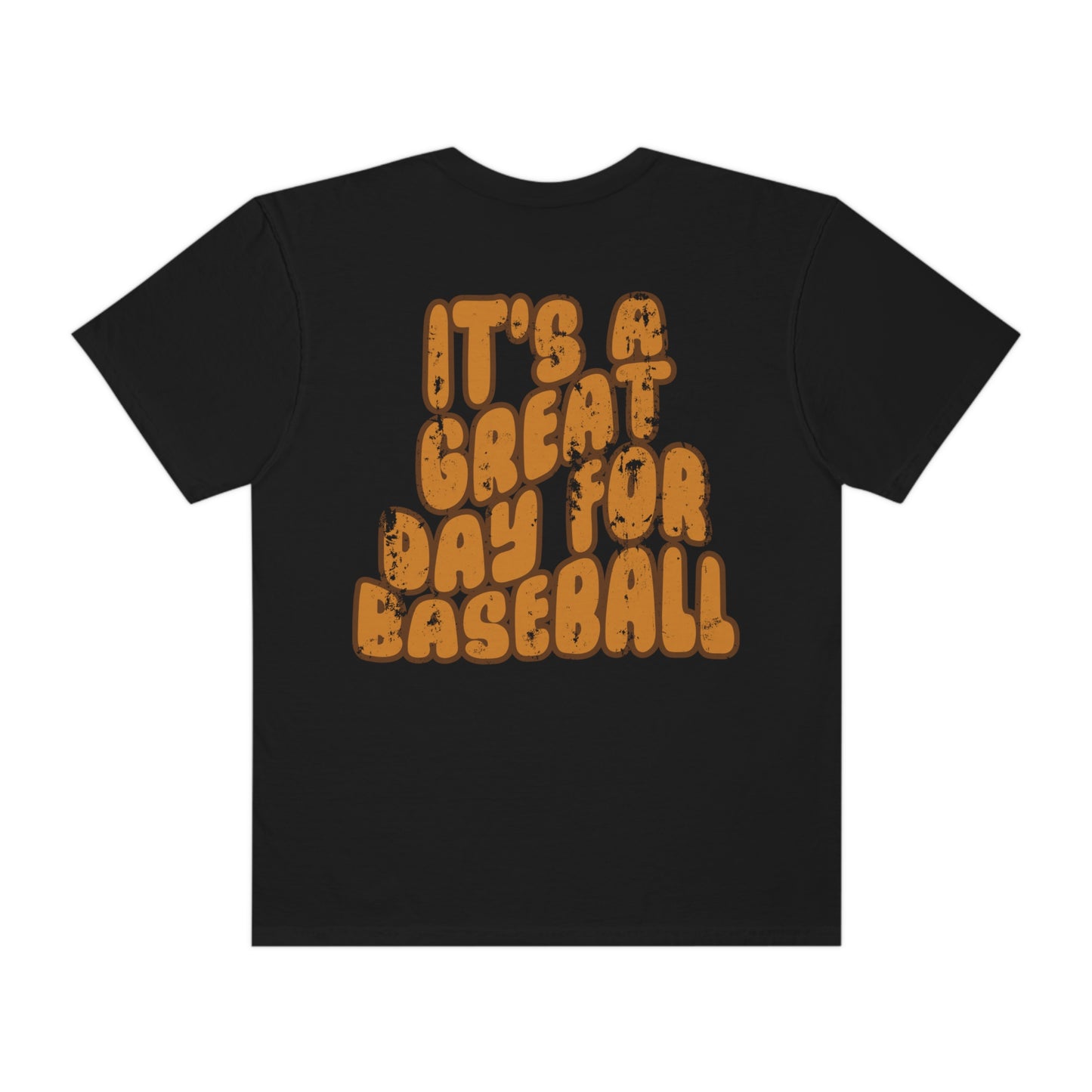 *PERSONALIZED SHIPMAN Great Day for Baseball Back Print Tee *9 Colors (S-4X)