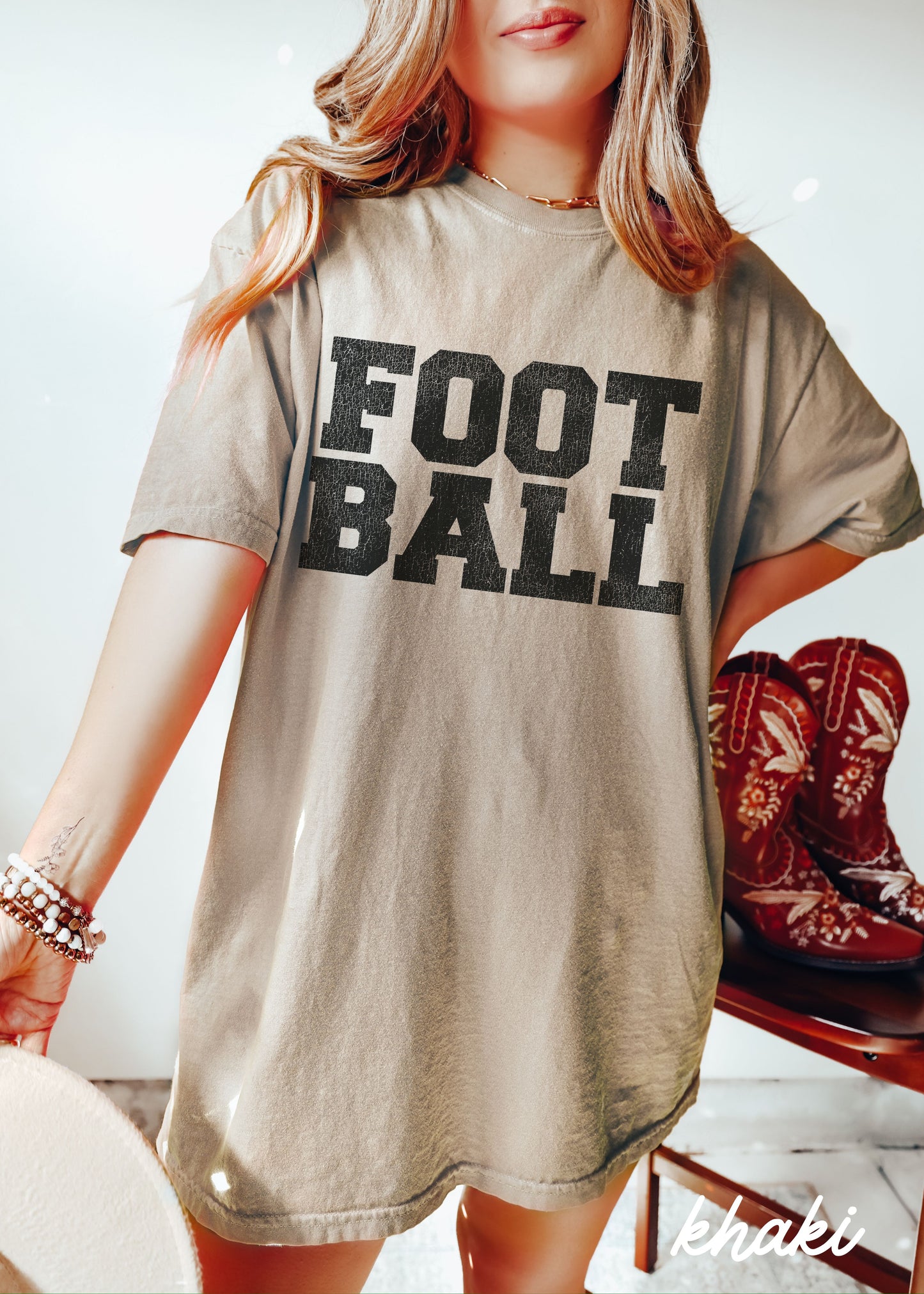 *FOOTBALL University Tee *11 Colors (S-4X)
