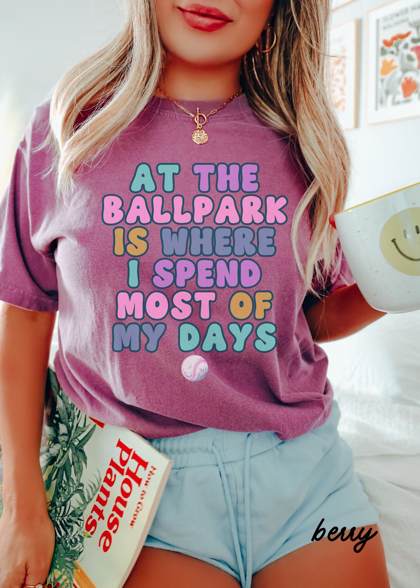 *At the Ballpark Tee *11 Colors (S-4X)