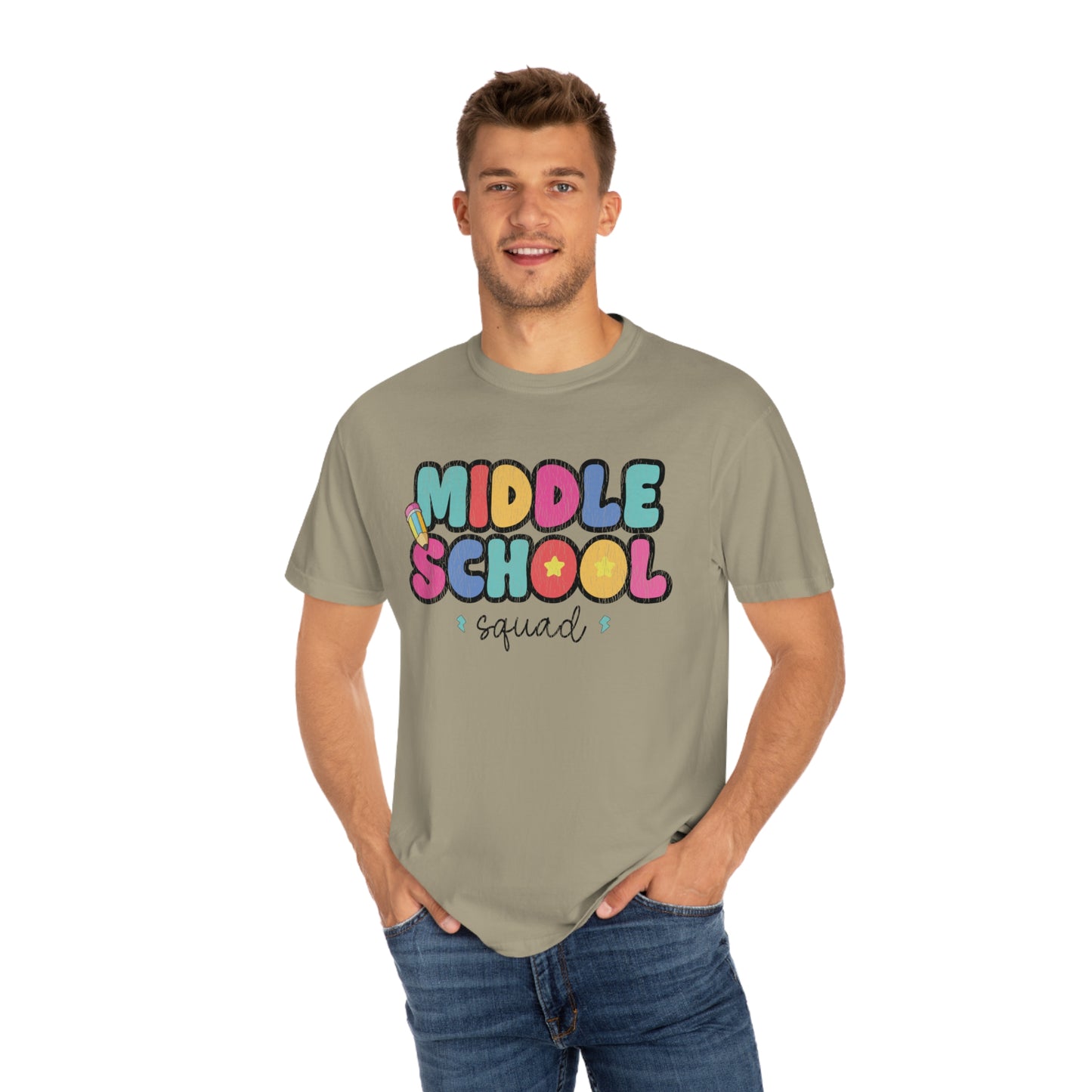 *Personalized MIDDLE SCHOOL Grade Squad Tee *8 Colors (S-4X)