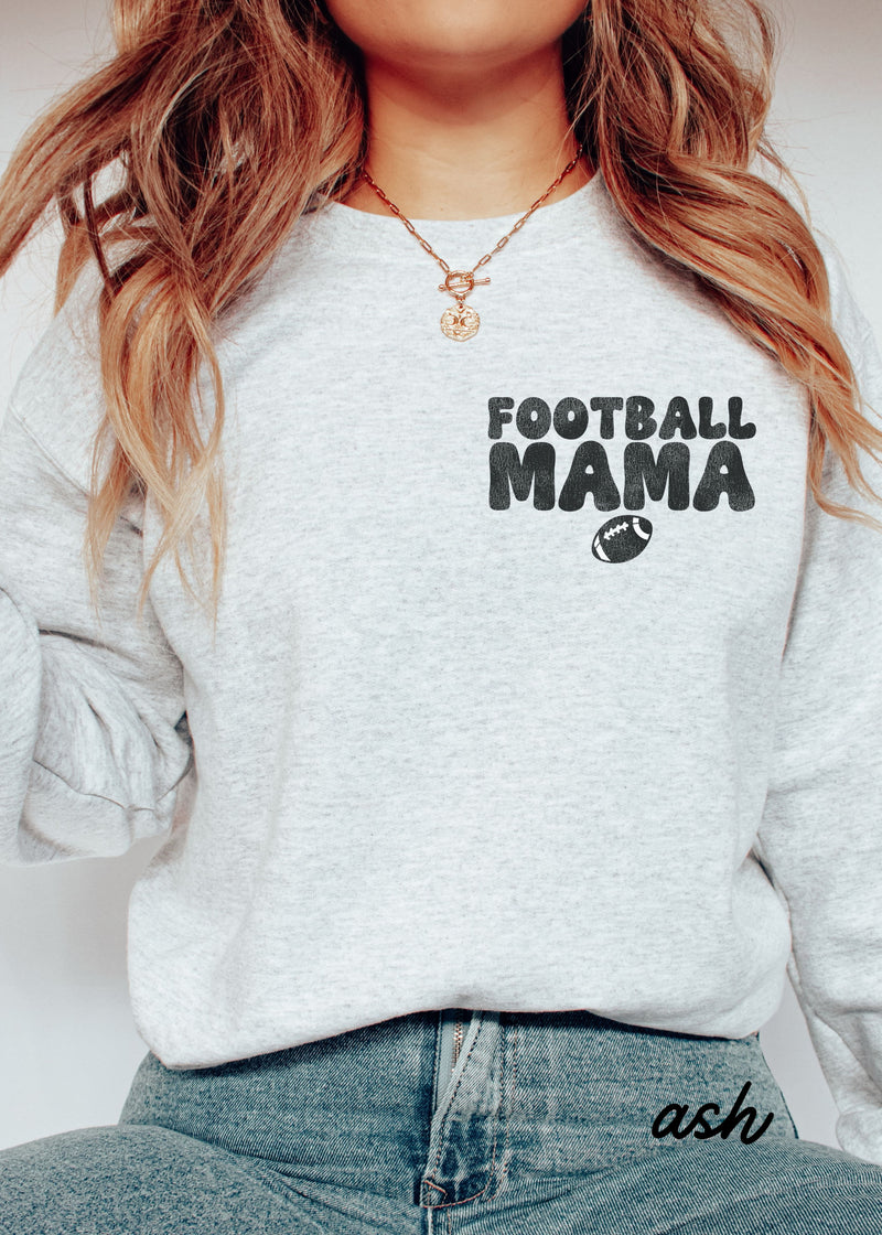 *Loud Mouth FOOTBALL Mama Sweatshirt *7 Colors (S-5X)