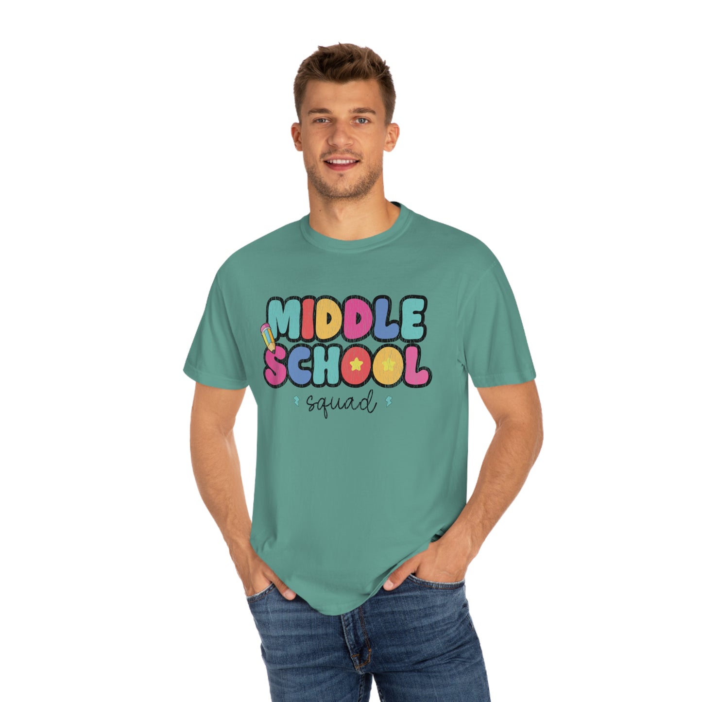 *Personalized MIDDLE SCHOOL Grade Squad Tee *8 Colors (S-4X)