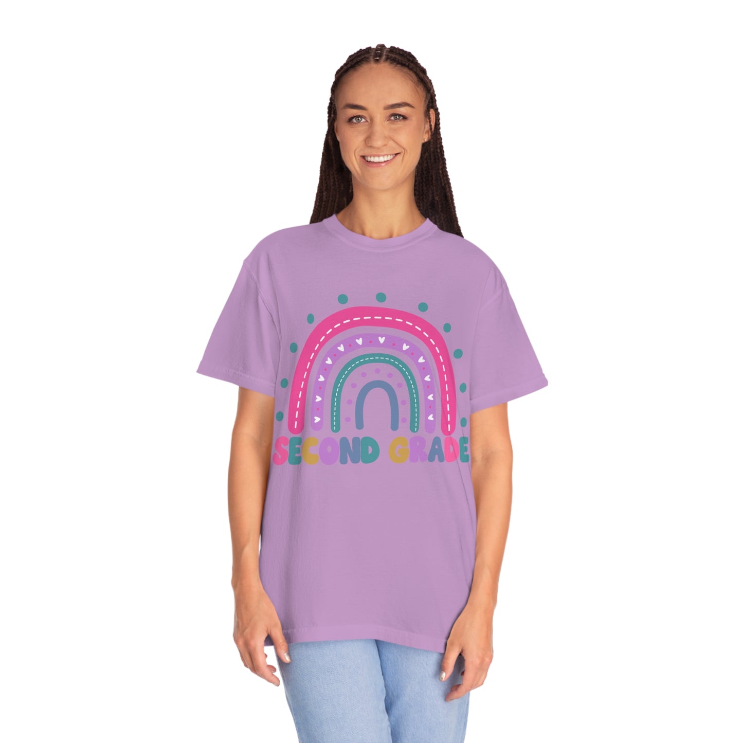 *Personalized SECOND Grade Rainbow *8 Colors (S-4X)