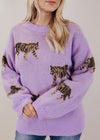 Tiger Purple Sweater (S-XL) *PURPLE