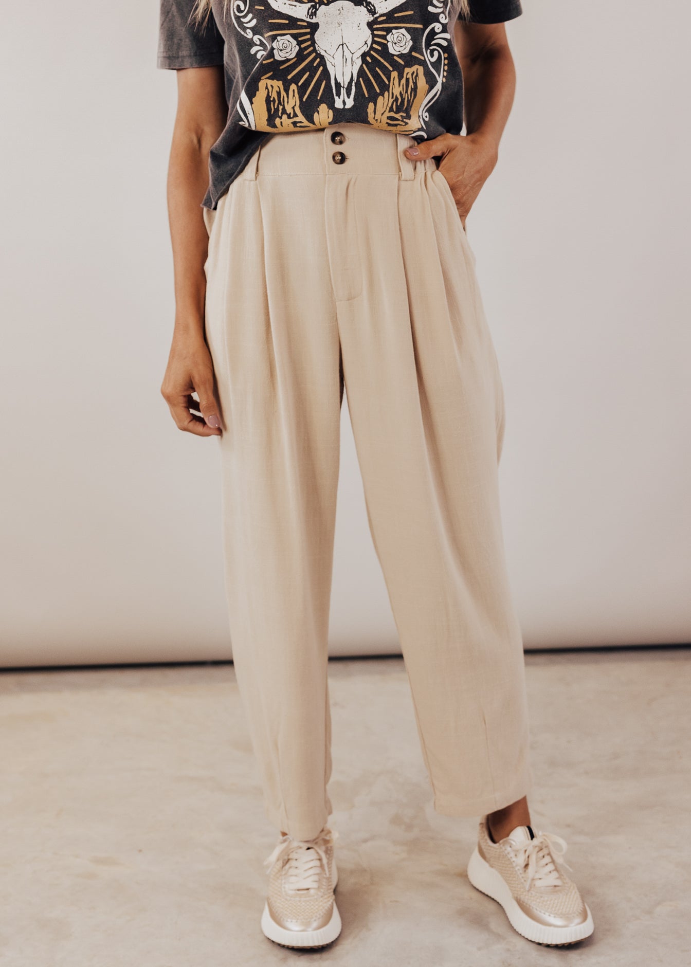 SMALL: Marky Pants *CAFFE LATTE