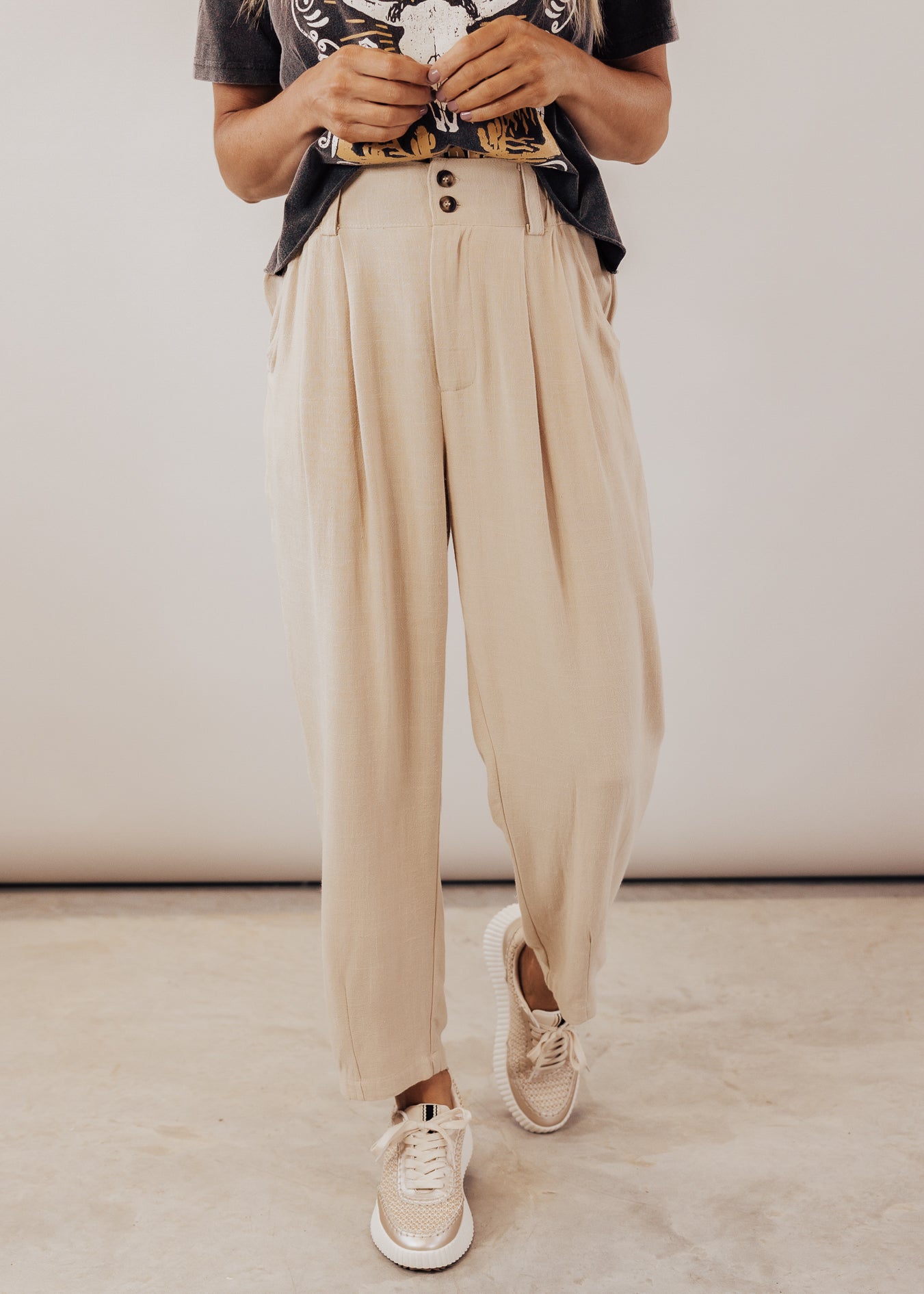 SMALL: Marky Pants *CAFFE LATTE