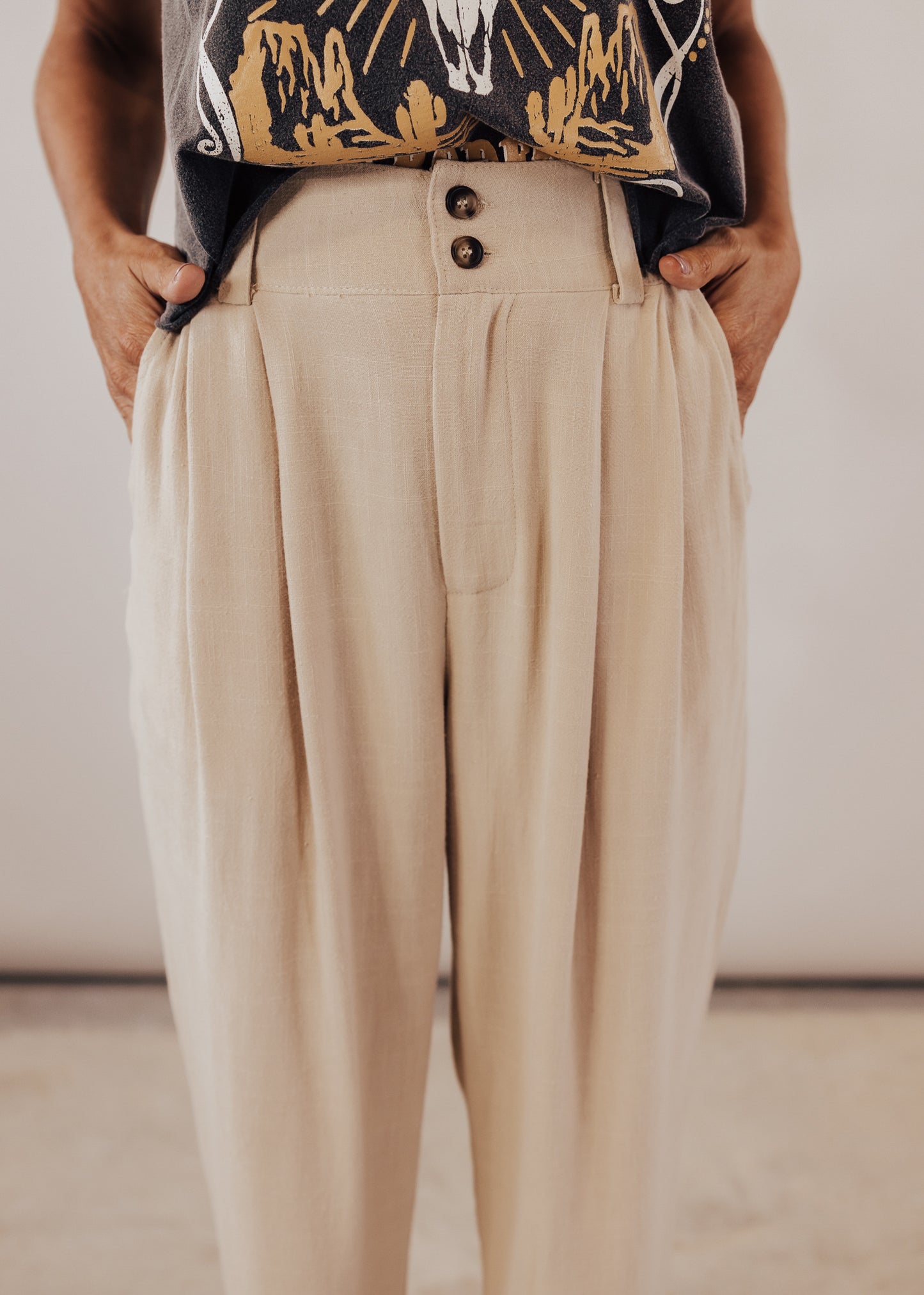 SMALL: Marky Pants *CAFFE LATTE