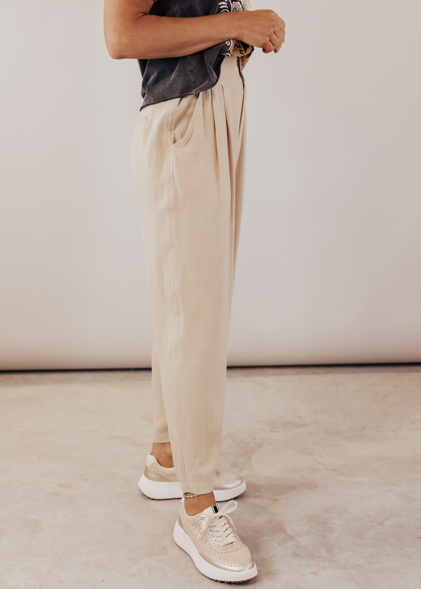 SMALL: Marky Pants *CAFFE LATTE