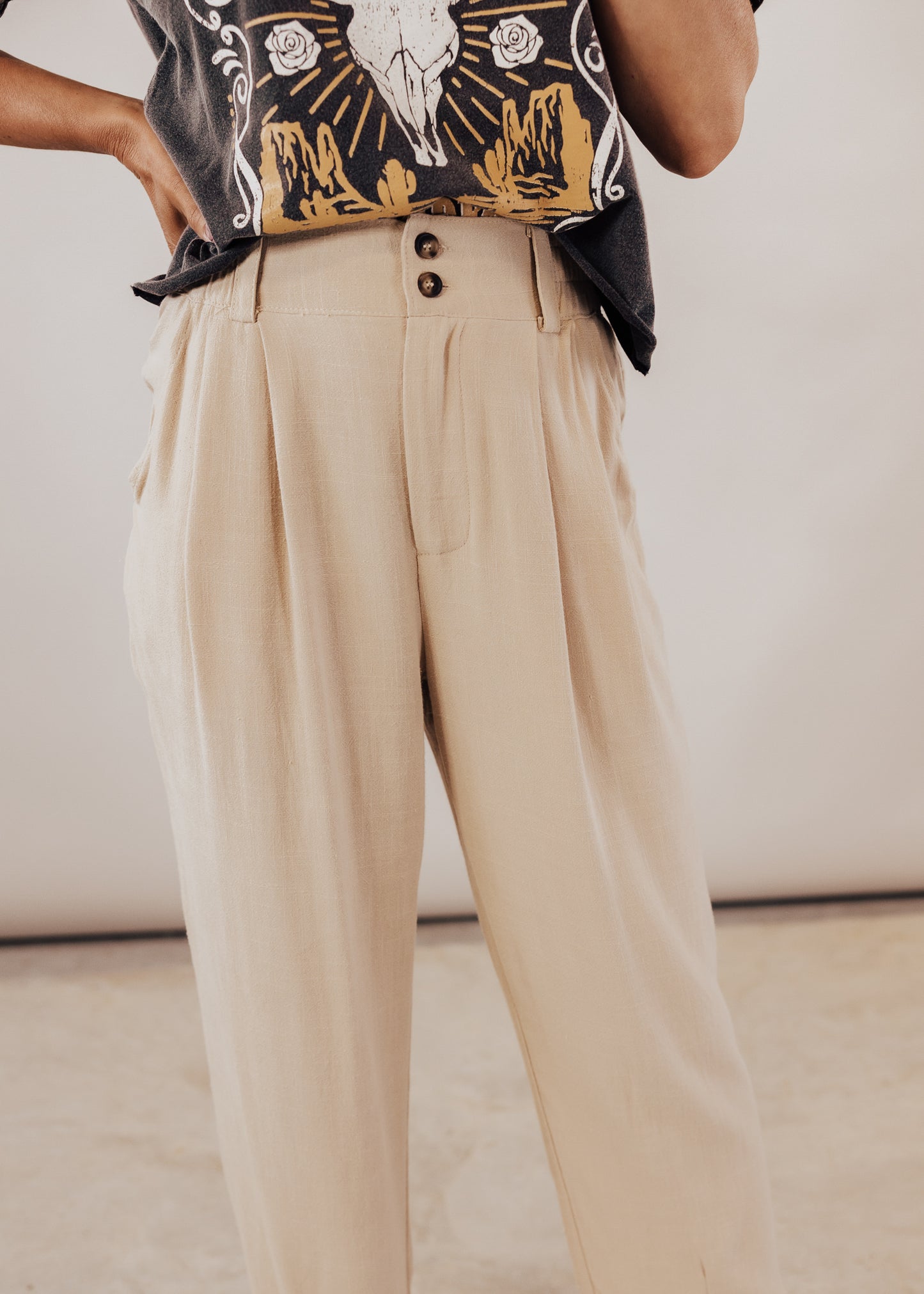 SMALL: Marky Pants *CAFFE LATTE