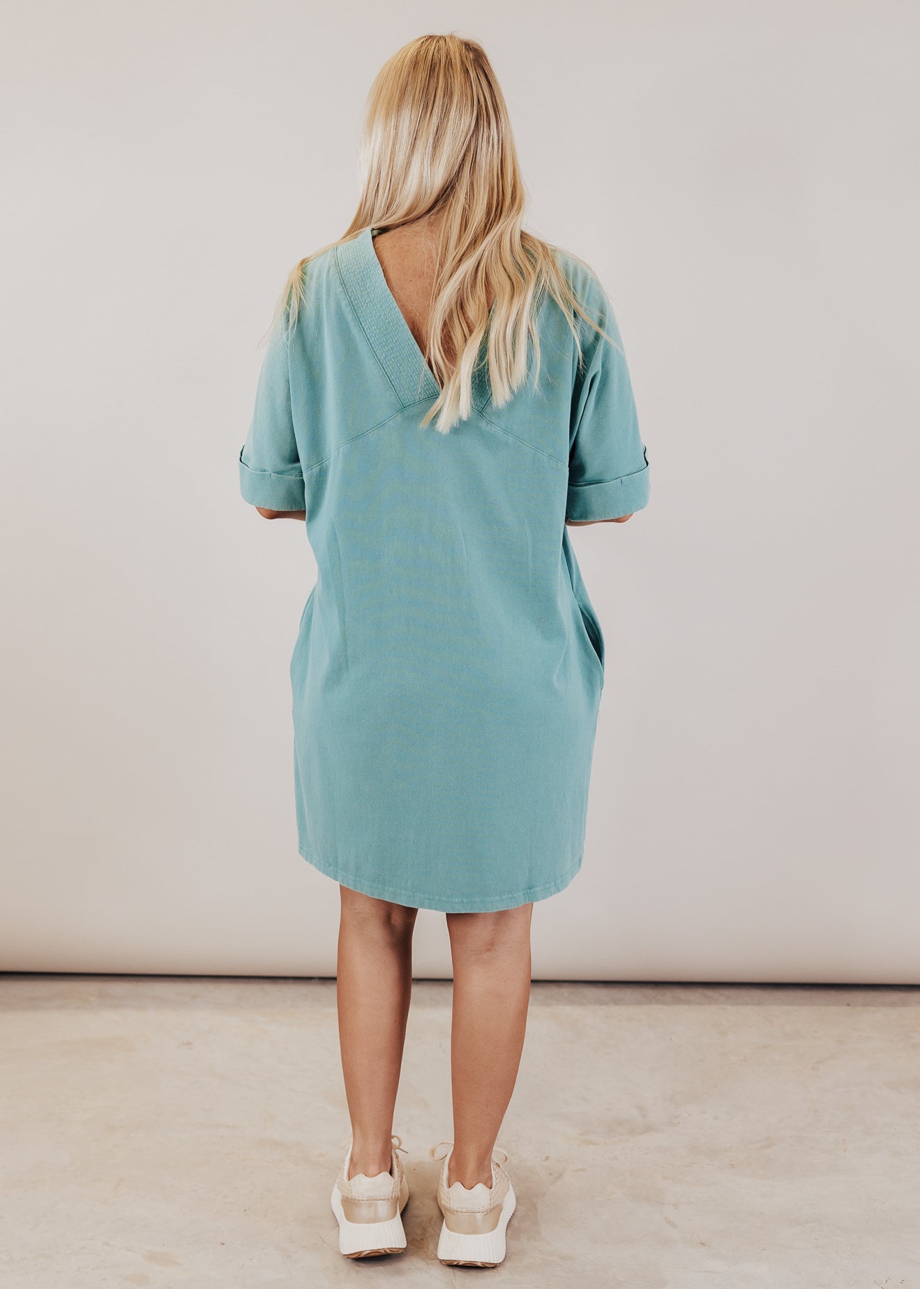 Paula Dress (M-3X) *TEAL