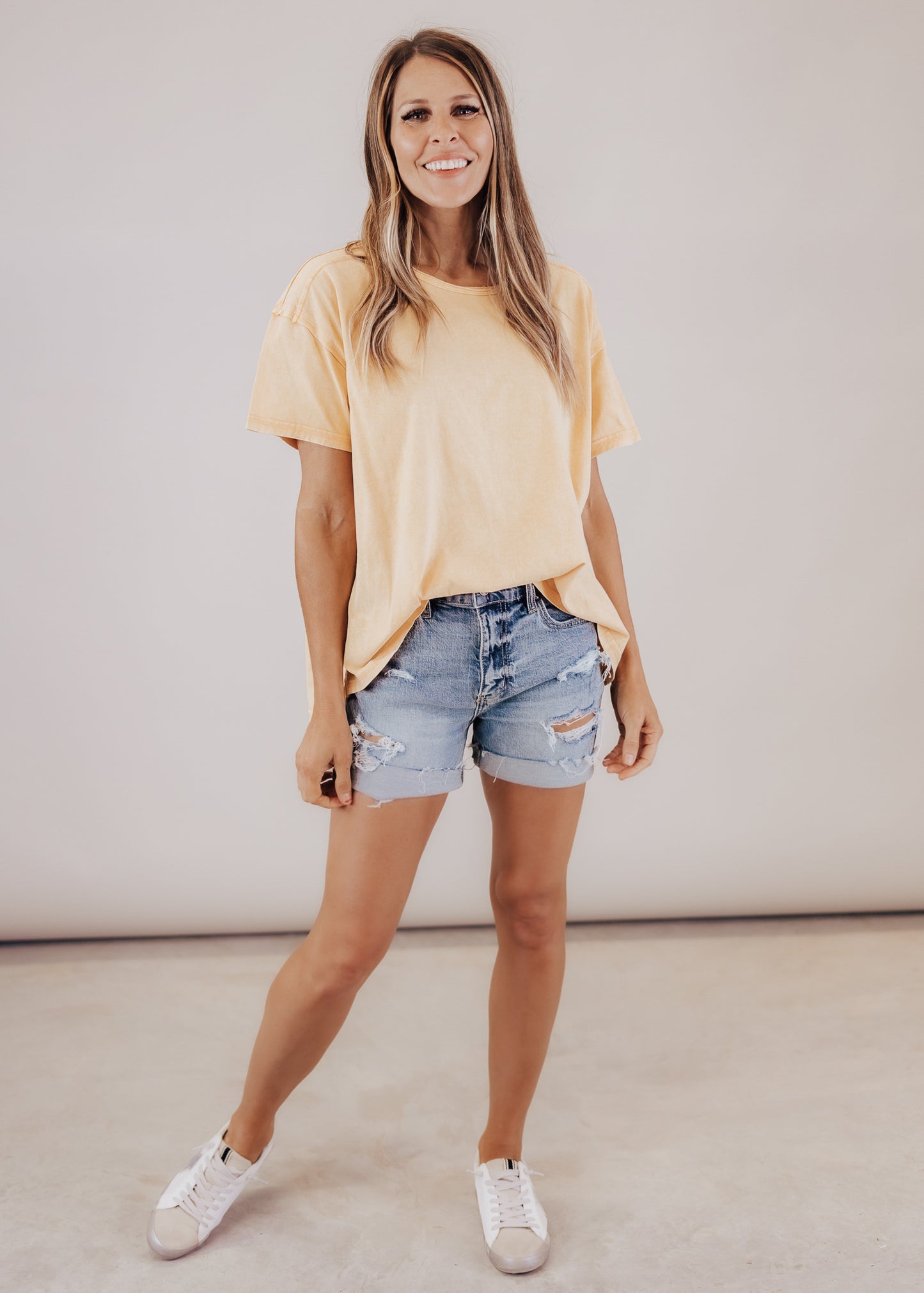 Randi Boxy Top *MINERAL YELLOW